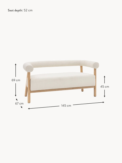 Acera Bouclé Sofa (2-seater)