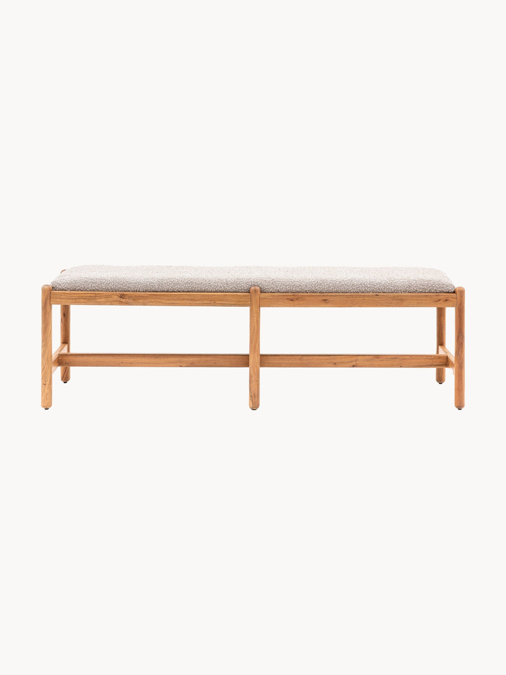 Cannes Upholstered Bouclé Bench