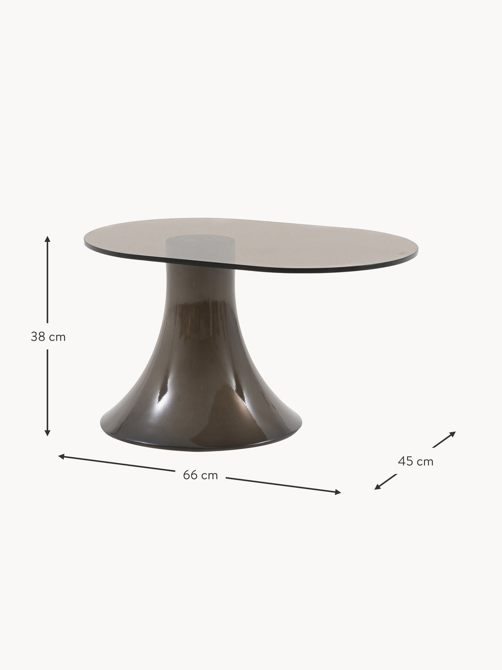 Anzio Oval Coffee Table, in various sizes