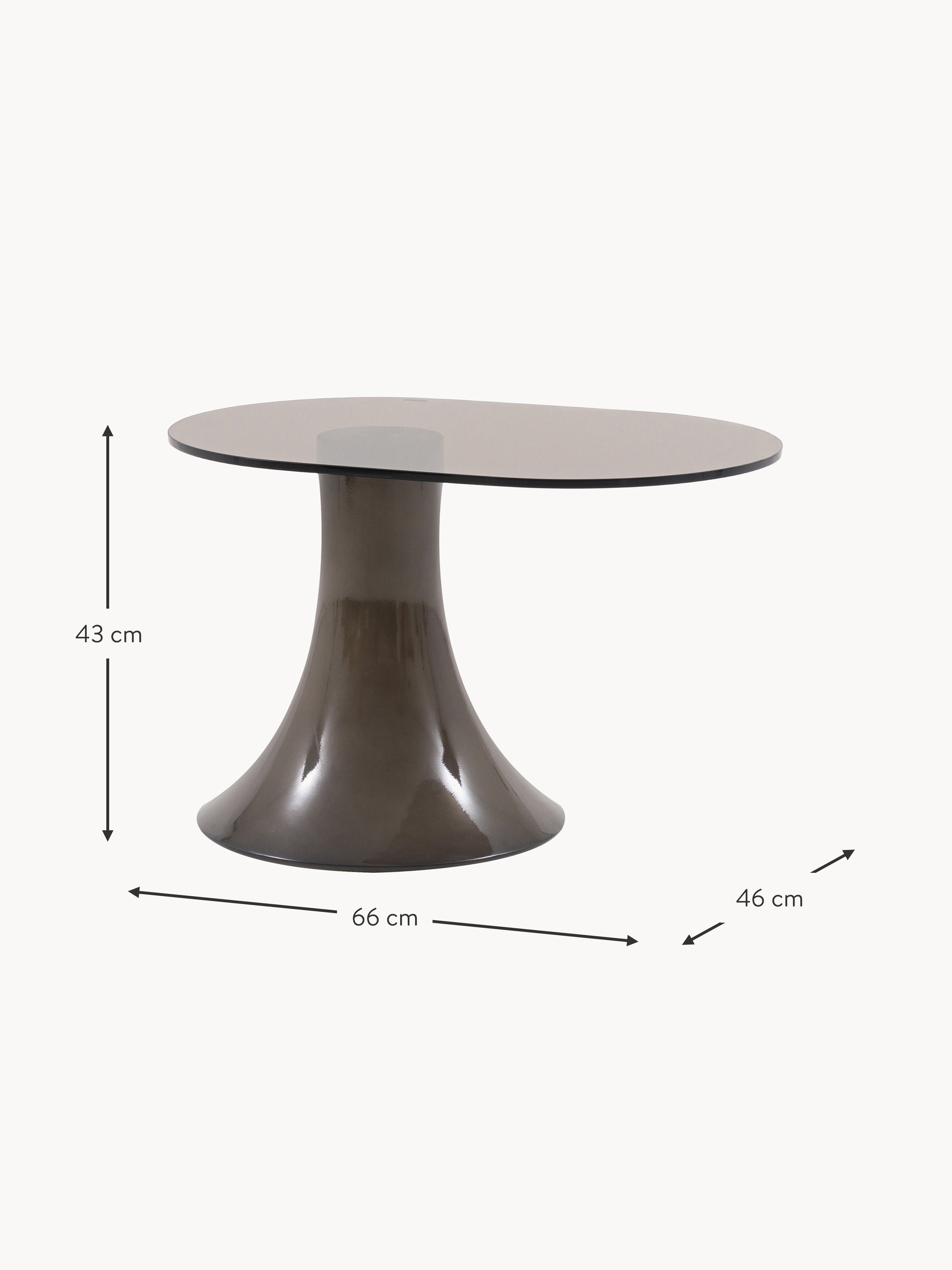 Anzio Oval Coffee Table, in various sizes