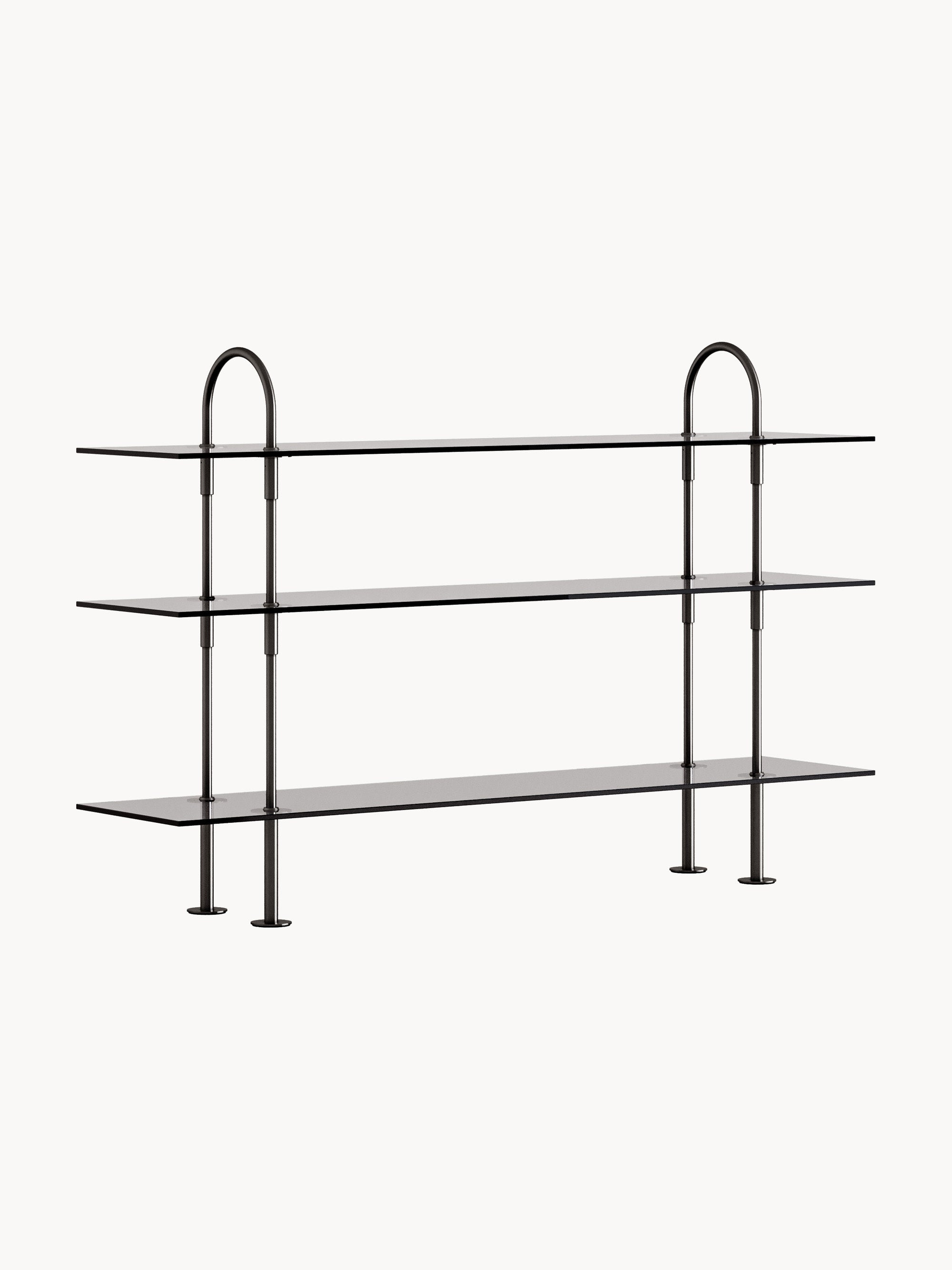 Gallery image 1 - Shelving Unit Keen with Glass Shelves