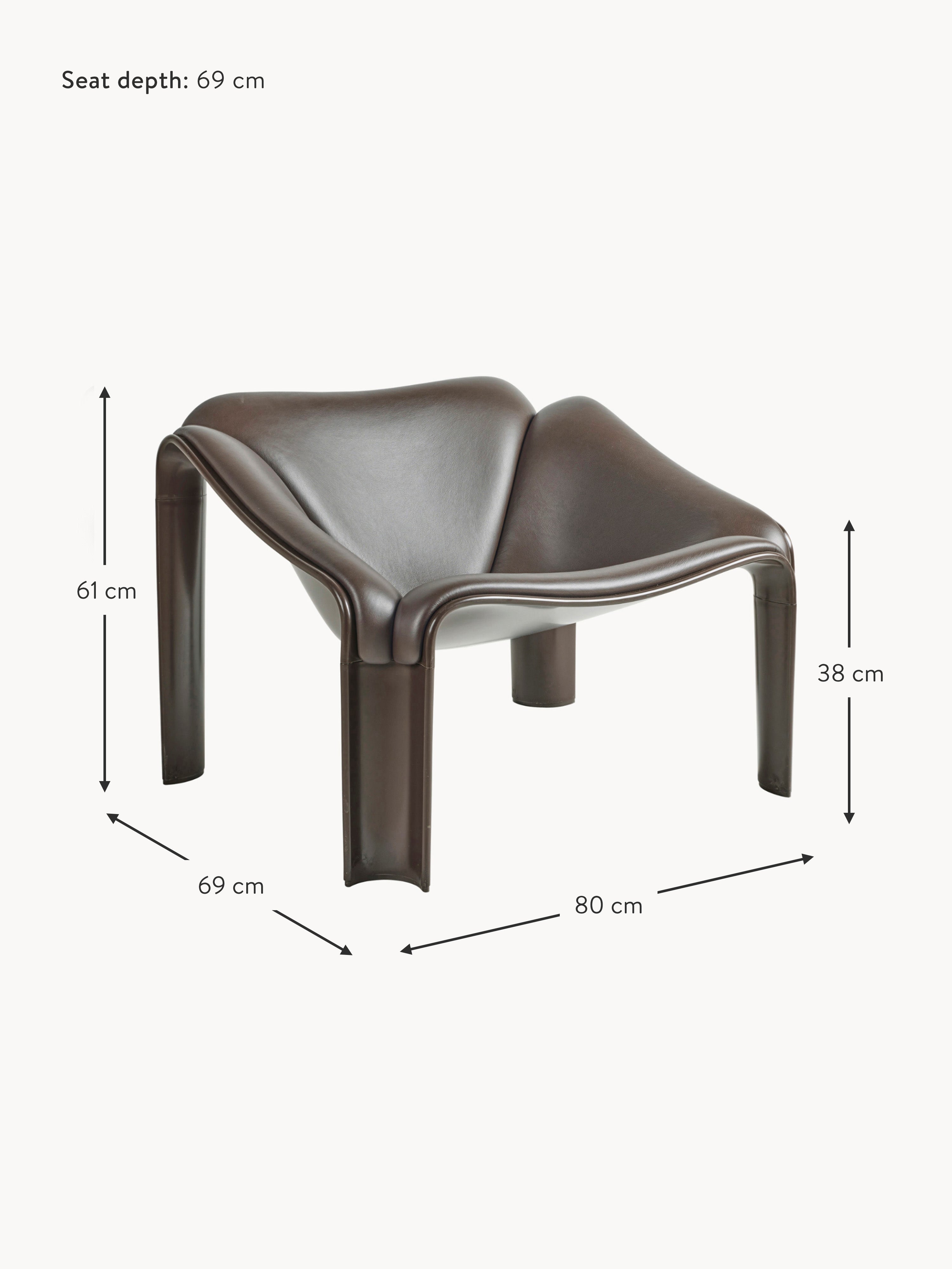 F300 Leather Lounge Chair