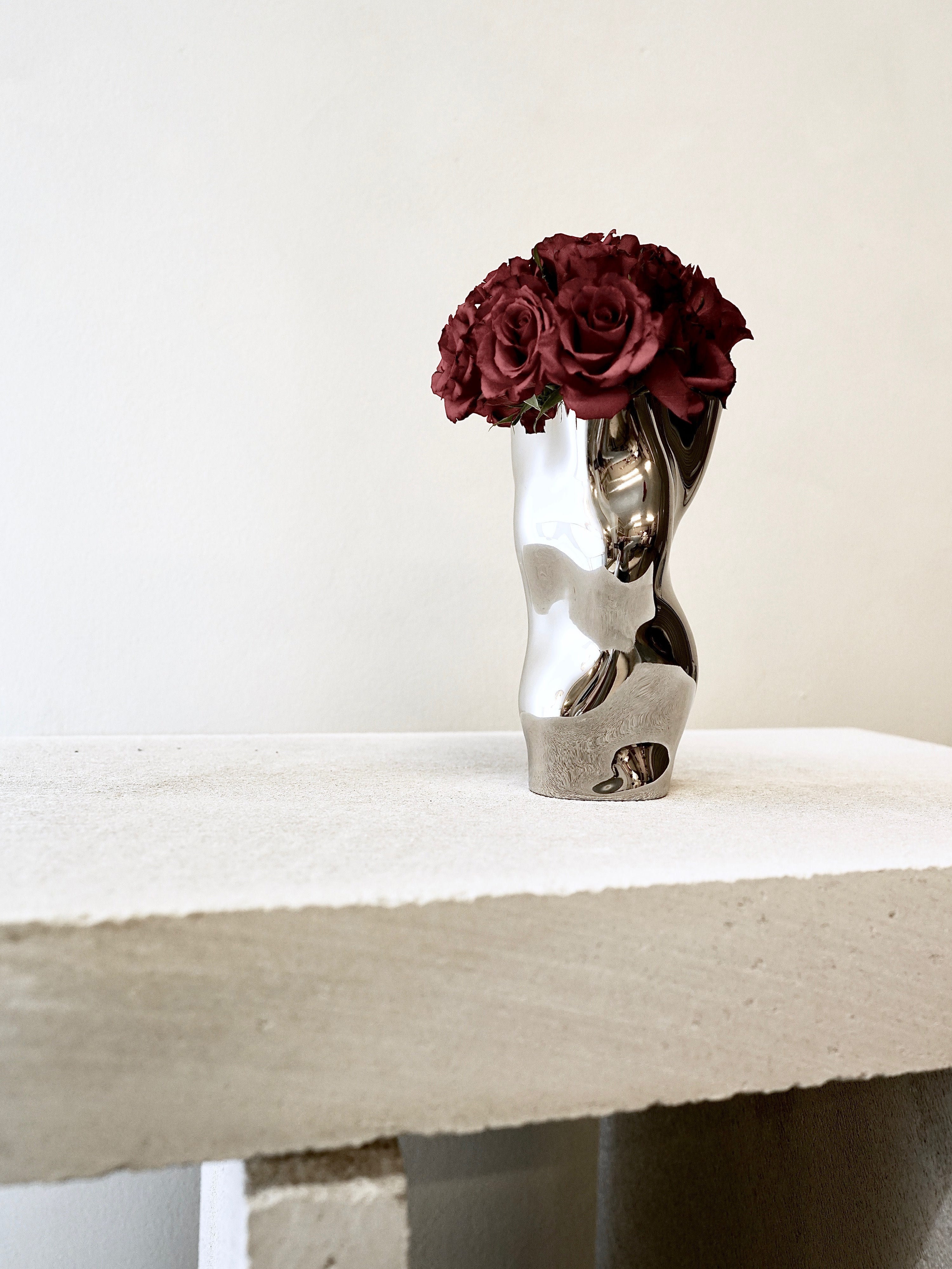 Ostrea Handmade Vase, H 25 cm