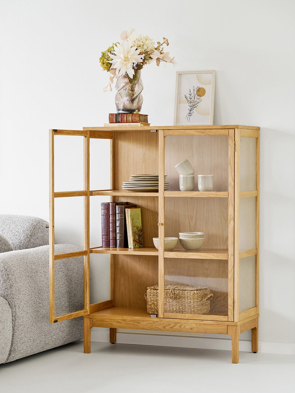 Zamora Wooden Display Cabinet