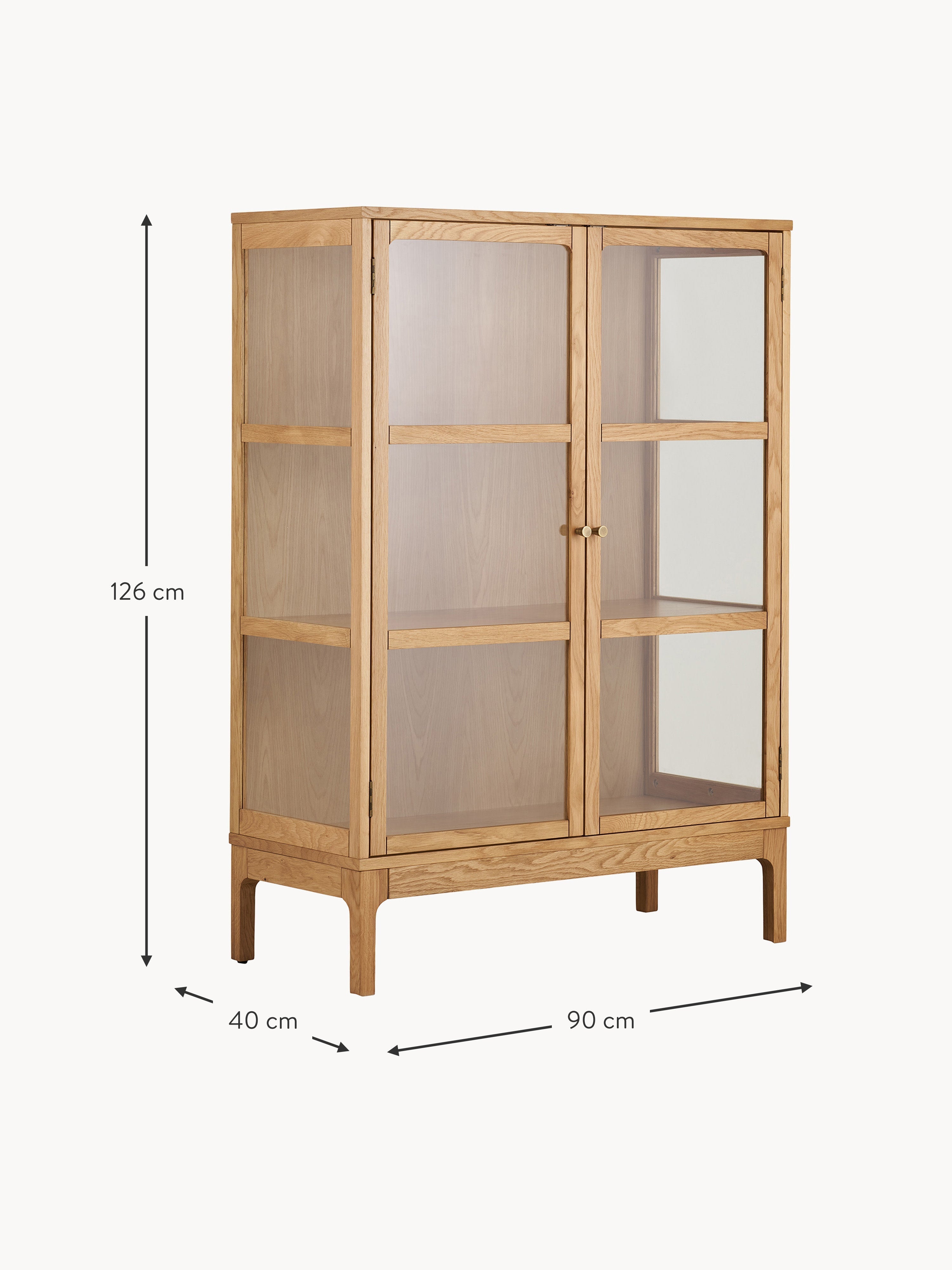 Zamora Wooden Display Cabinet