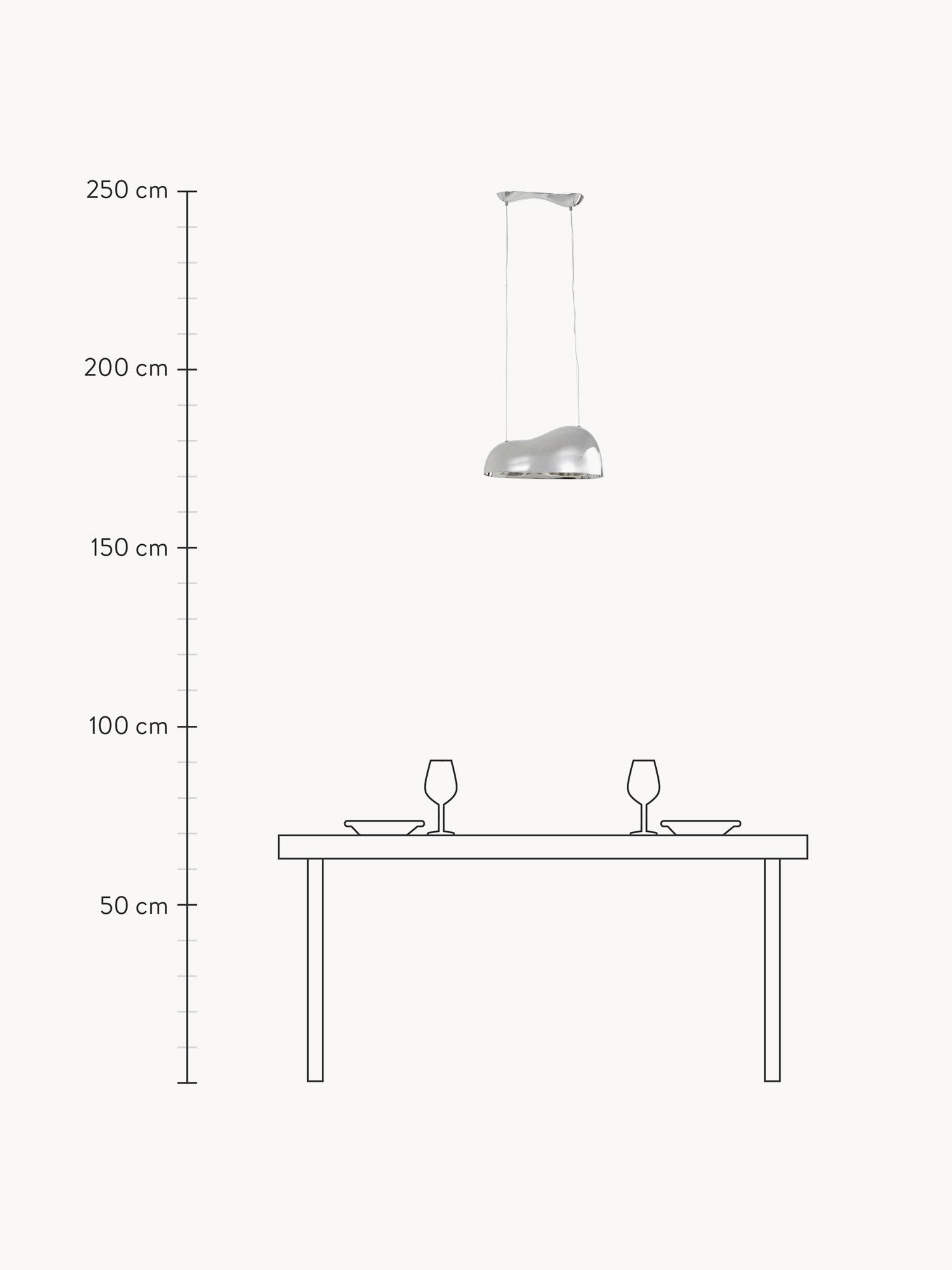 Beam Pendant Light Cloud