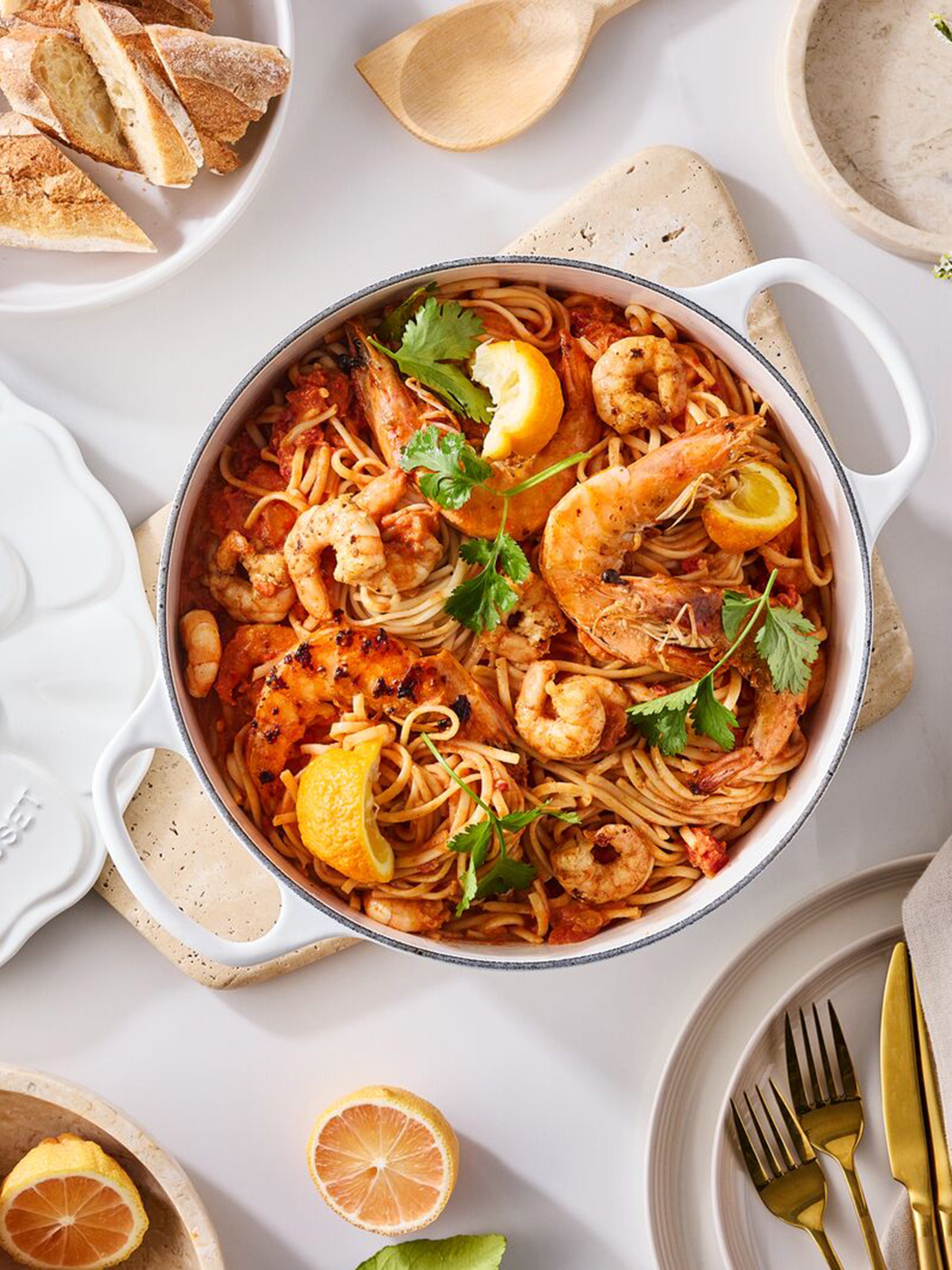 Petal Round Cast Iron Casserole