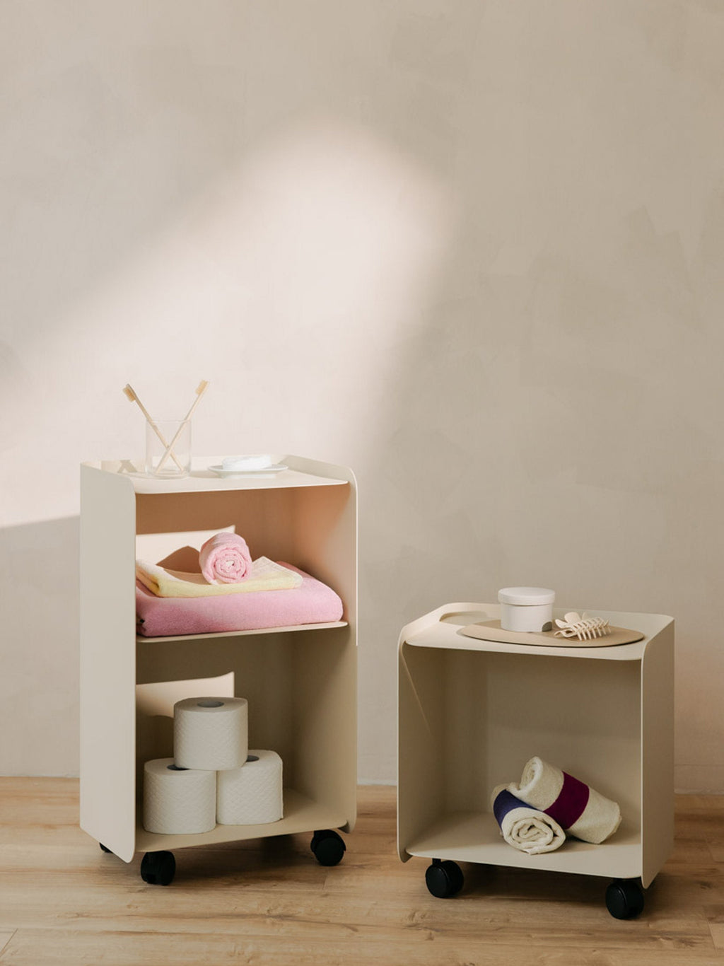 Juno Side Table with Wheels