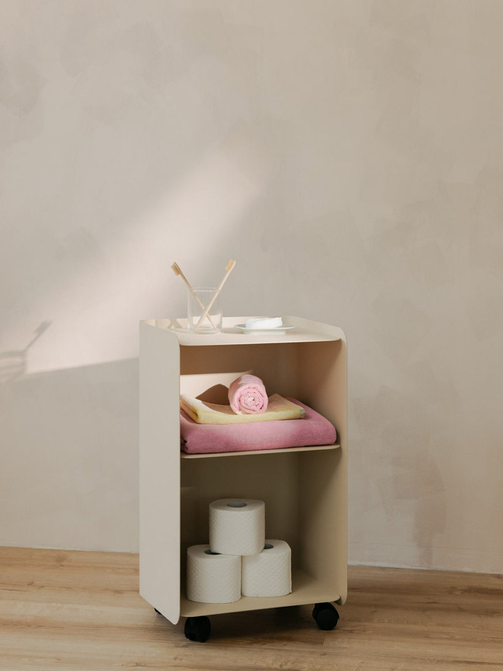 Juno Side Table with Wheels