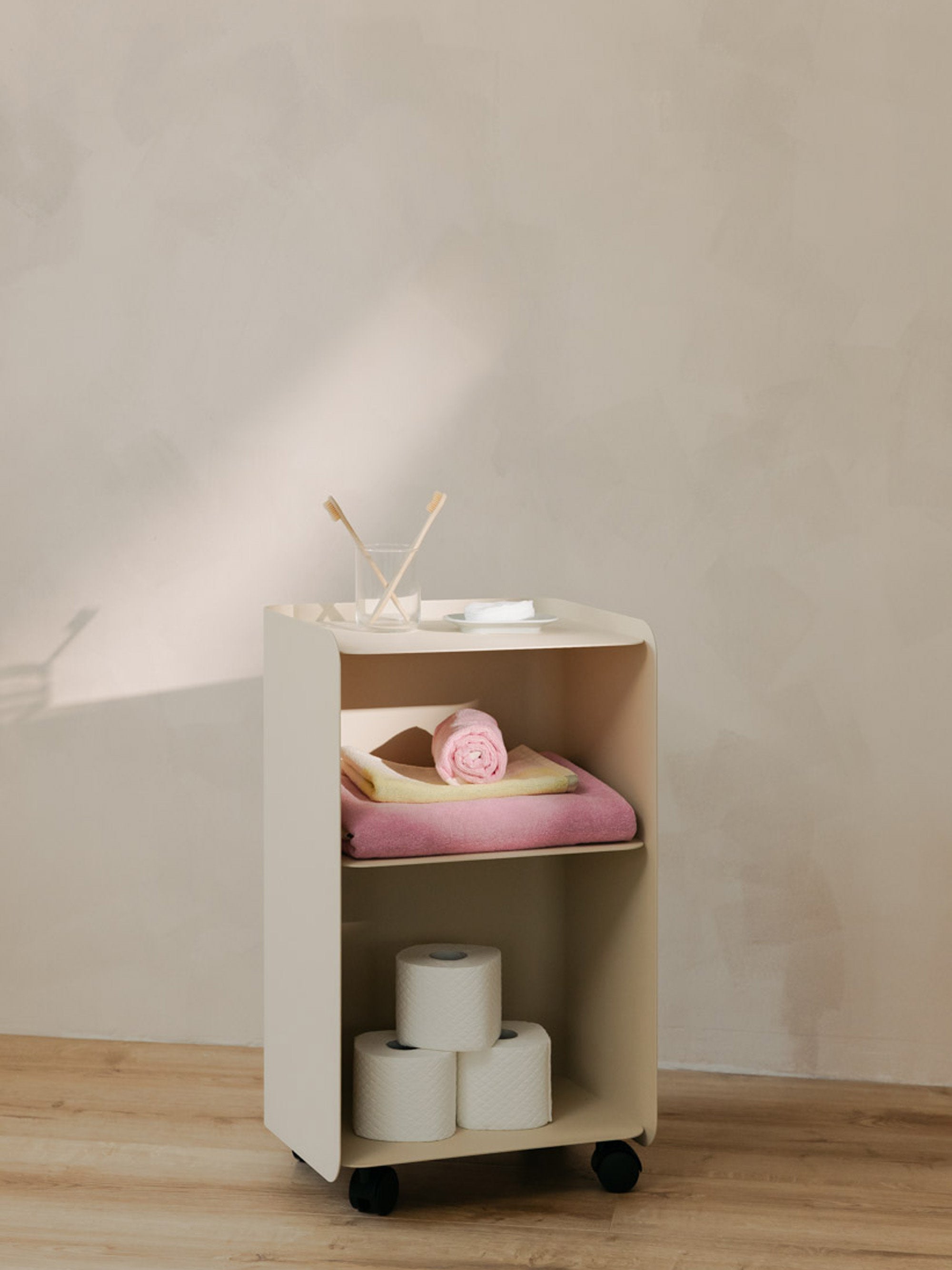 Juno Side Table with Wheels