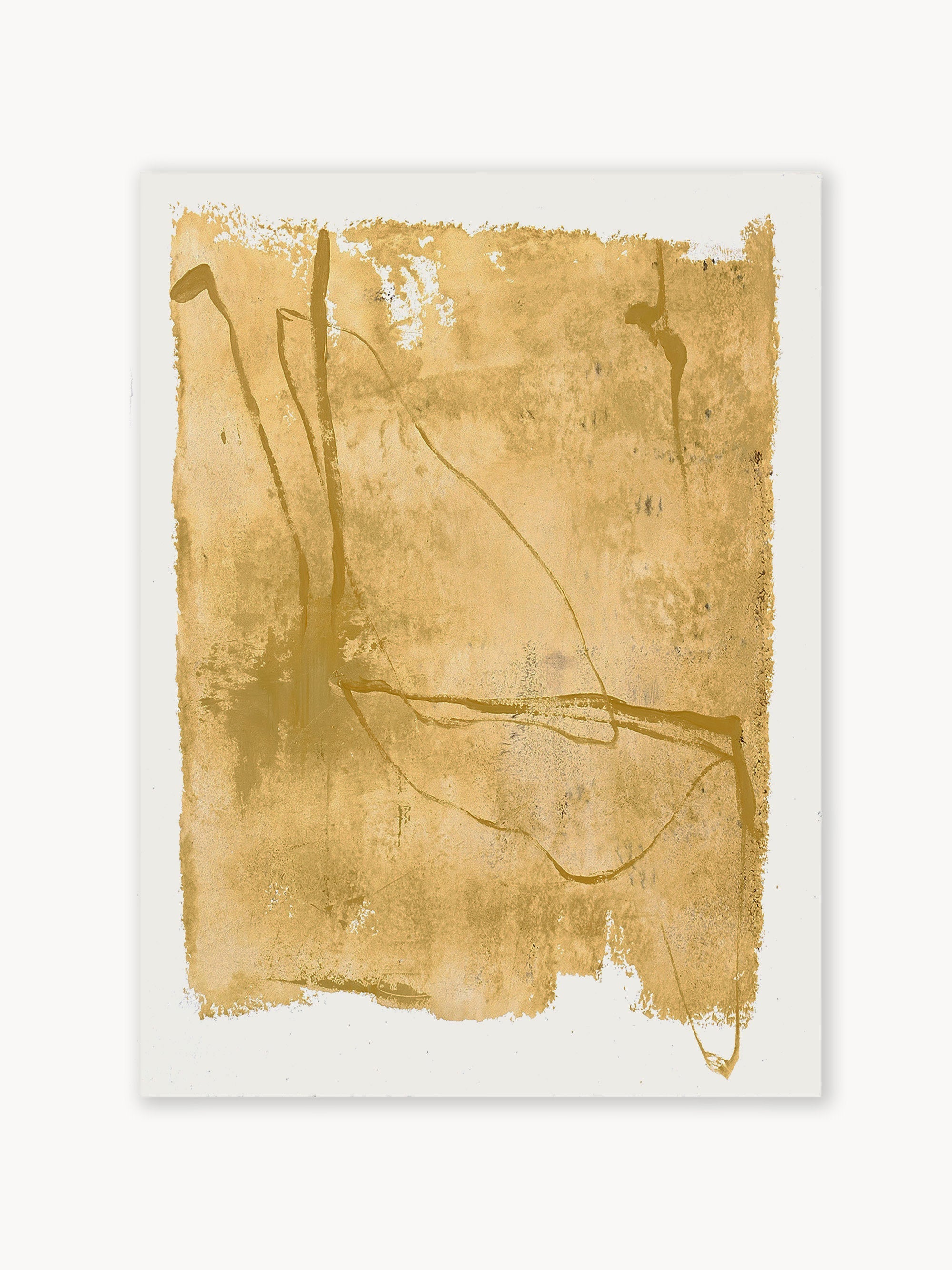 Gallery image 1 - Hand-Painted Canvas Art Yellow Layer