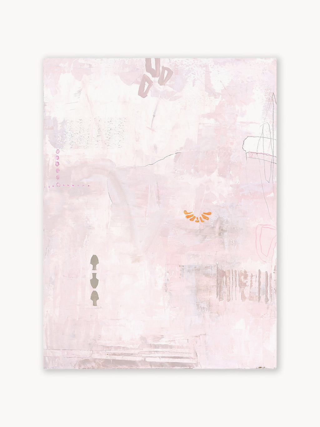Gallery image 1 - Hand-Painted Canvas Art Pink Petite
