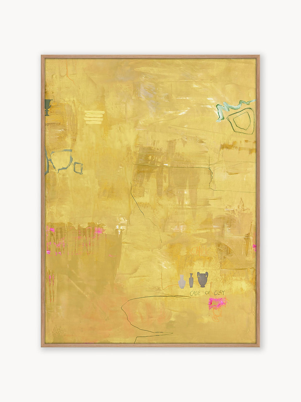 Gallery image 1 - Hand-Painted Canvas Art Yellow Petite