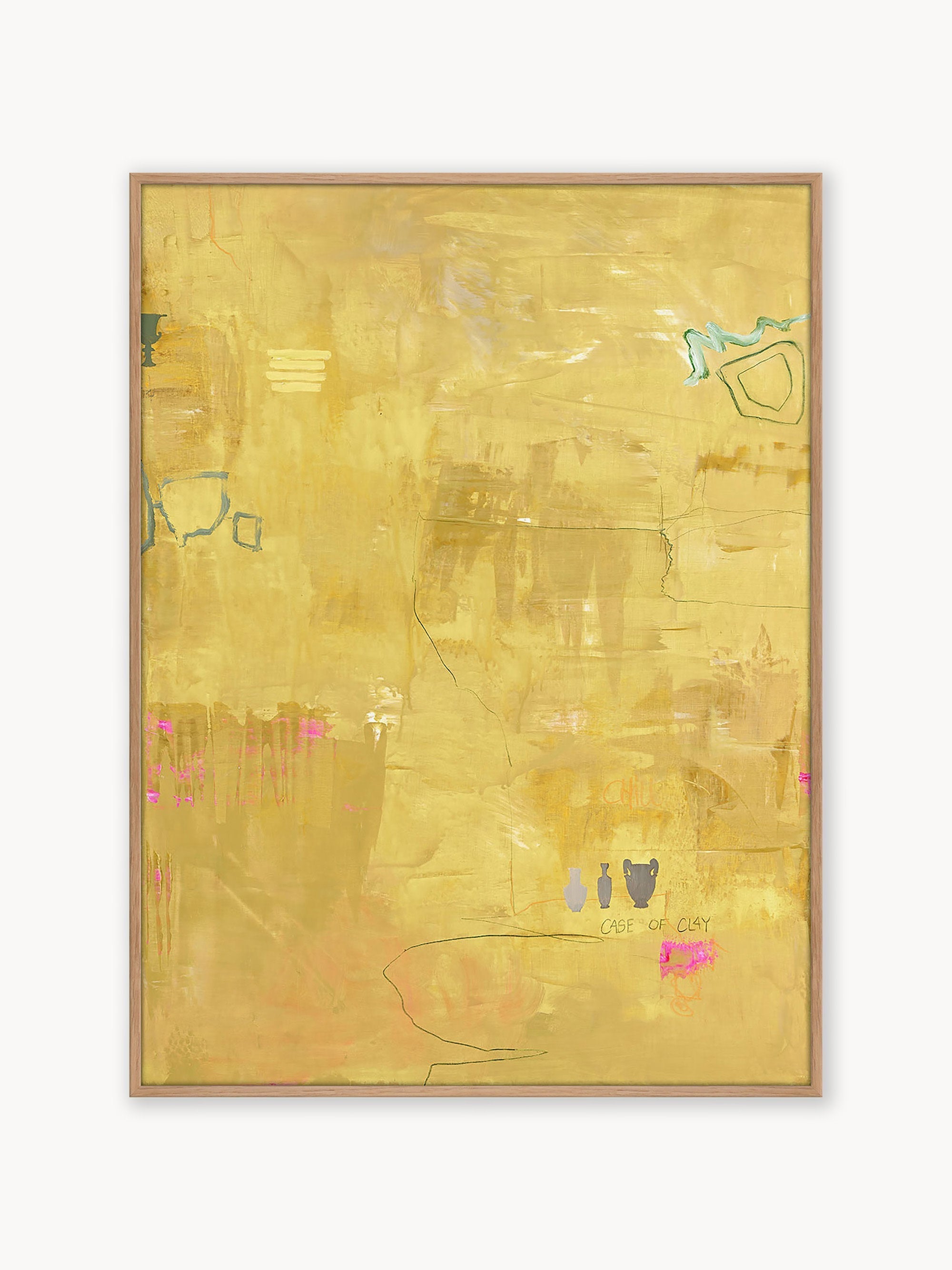 Gallery image 1 - Hand-Painted Canvas Art Yellow Petite