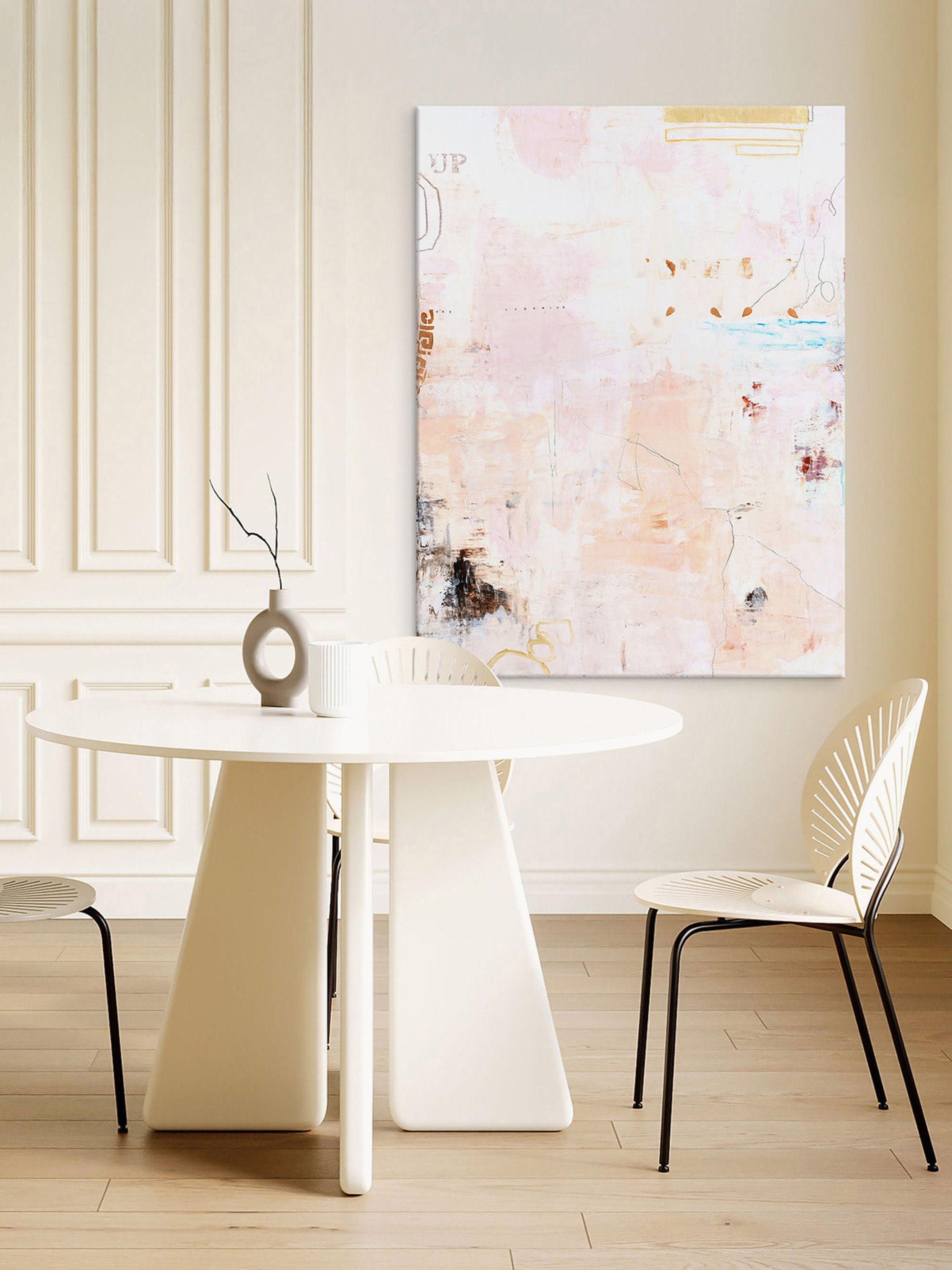 Notes Hand-Painted Canvas Art Small