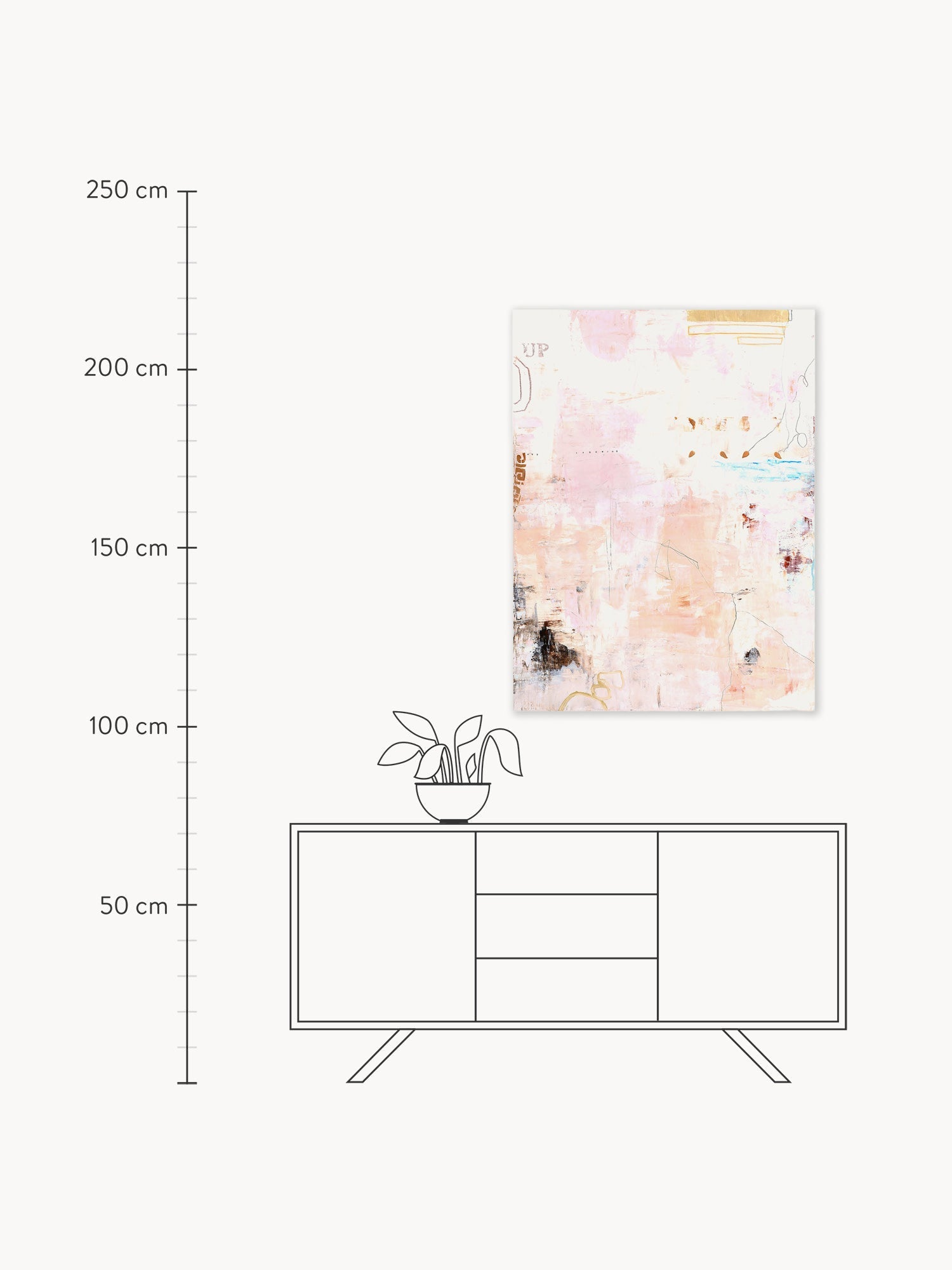 Notes Hand-Painted Canvas Art Small
