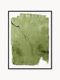Gallery image 1 - Hand-Painted Canvas Art Green Layer