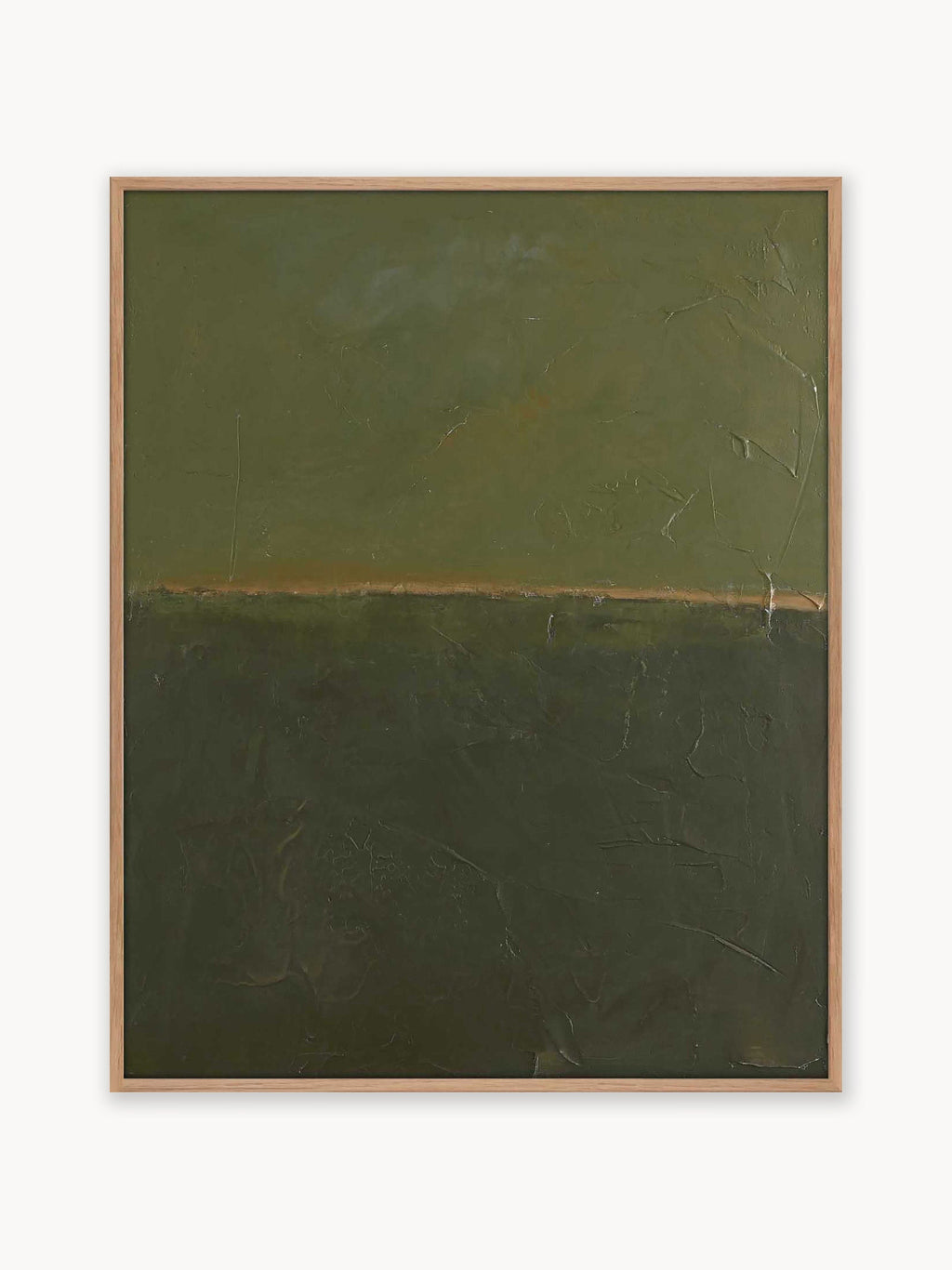 Gallery image 1 - Hand-Painted Canvas Art Edge Green