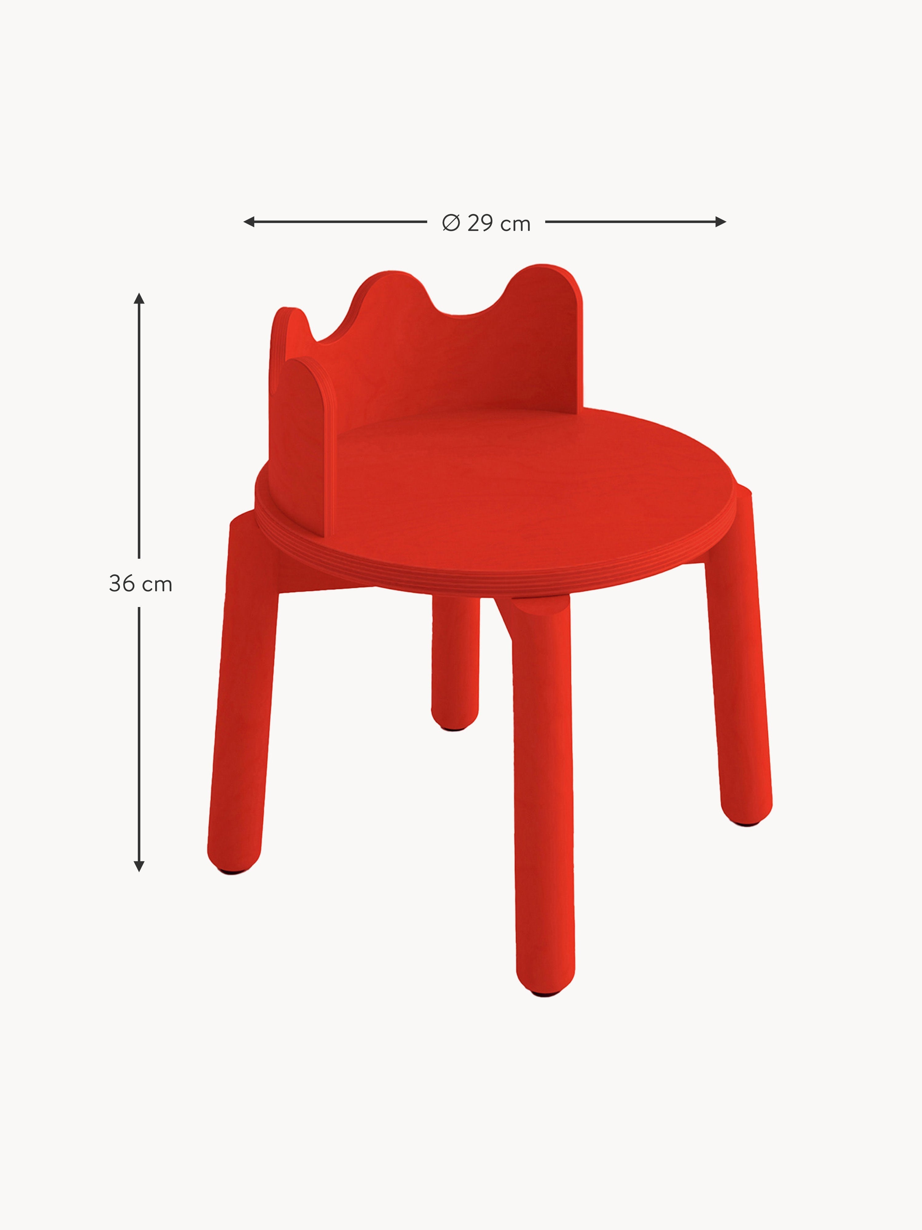 Moss Kids Handmade Chairs, Set of 2