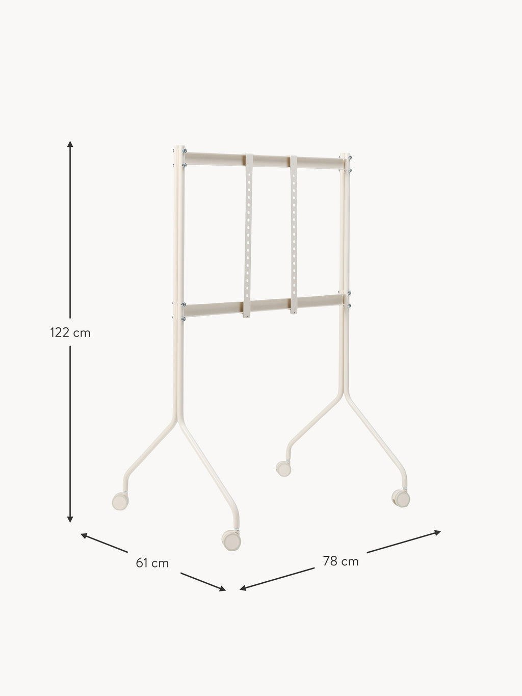Tall TV Stand Moon Rollin' with Wheels