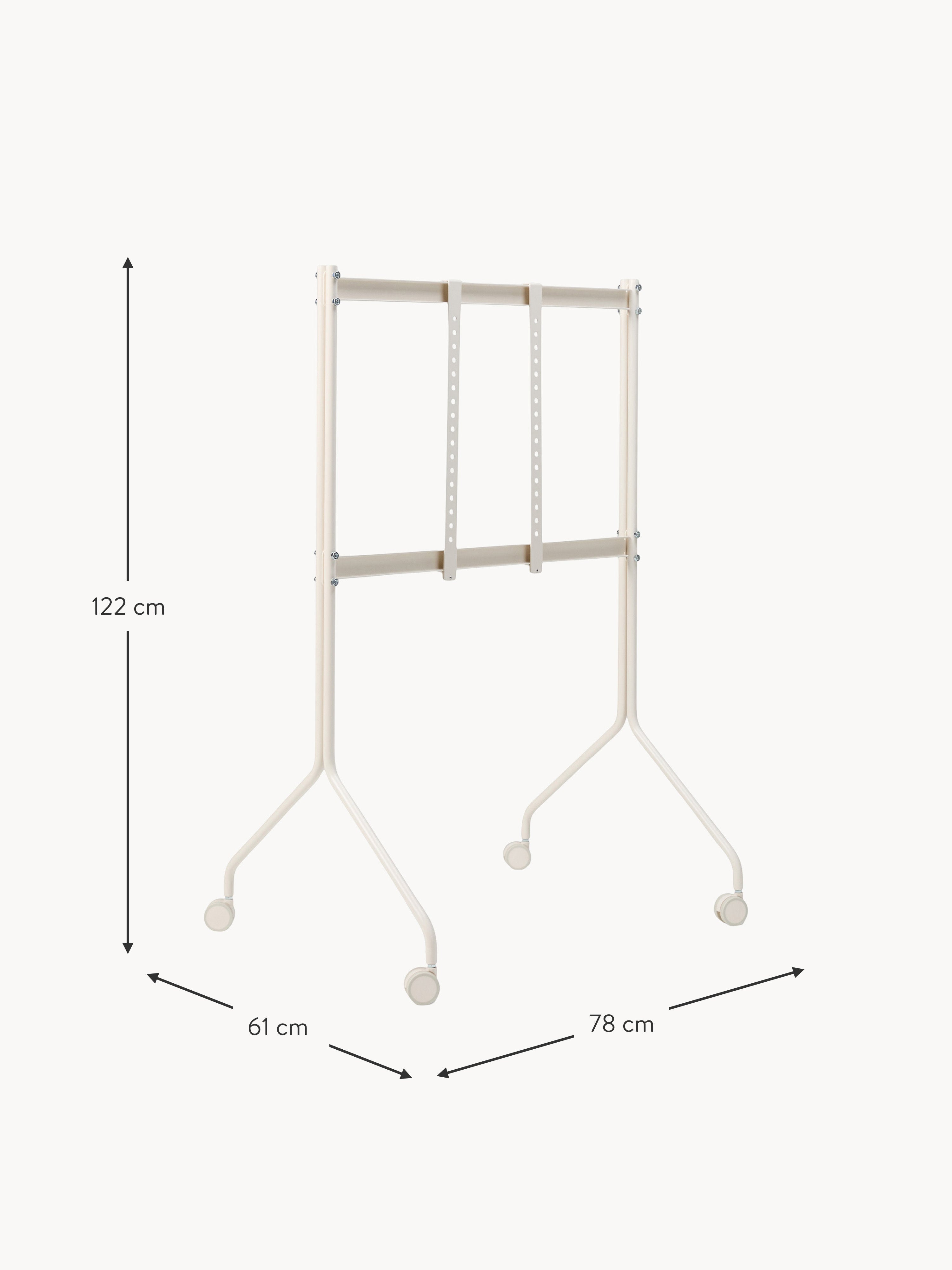Tall TV Stand Moon Rollin' with Wheels