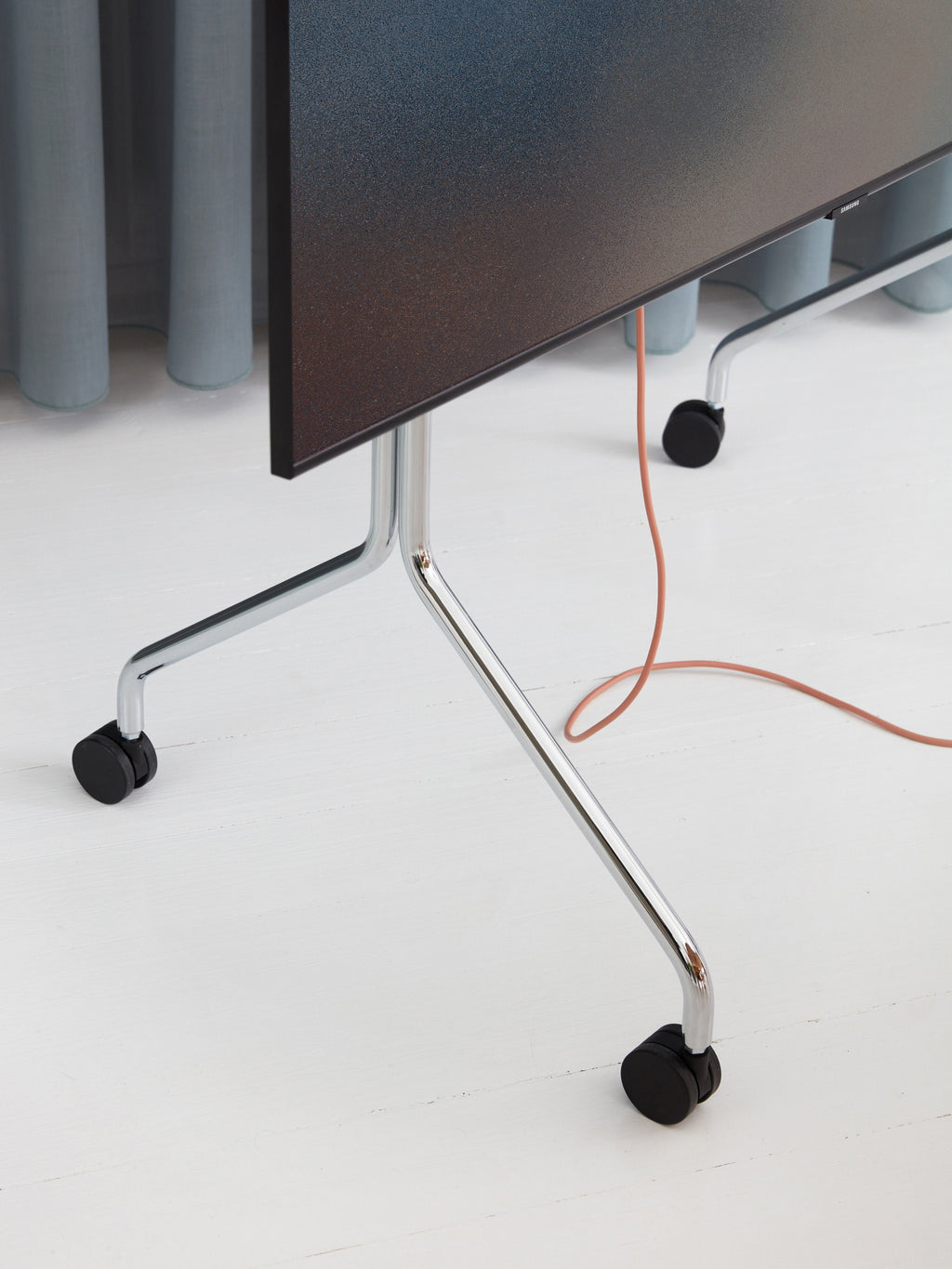 TV Stand Moon Rollin' with Wheels