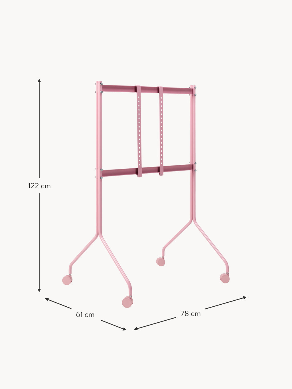 Tall TV Stand Moon Rollin' with Wheels