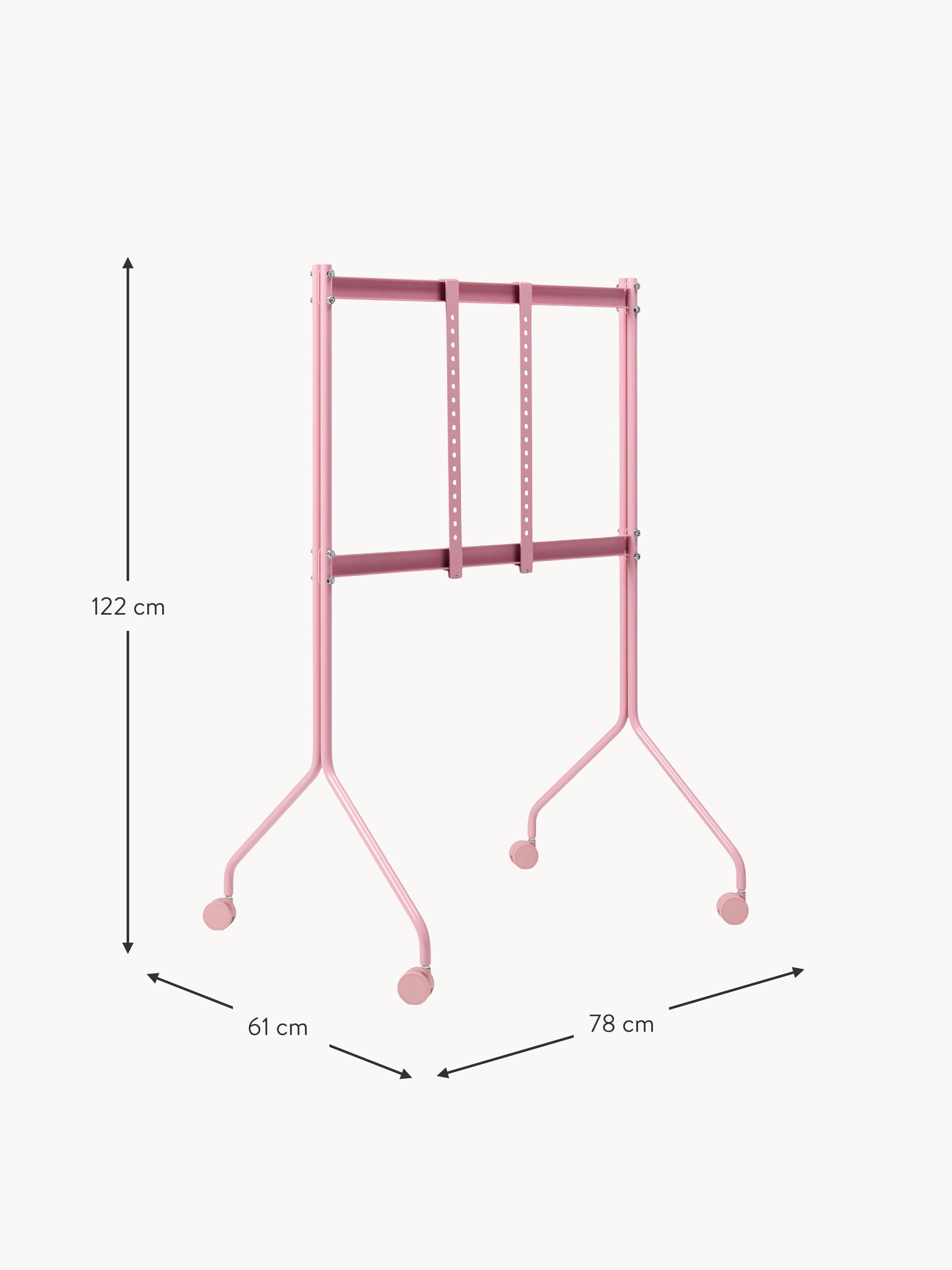 Tall TV Stand Moon Rollin' with Wheels