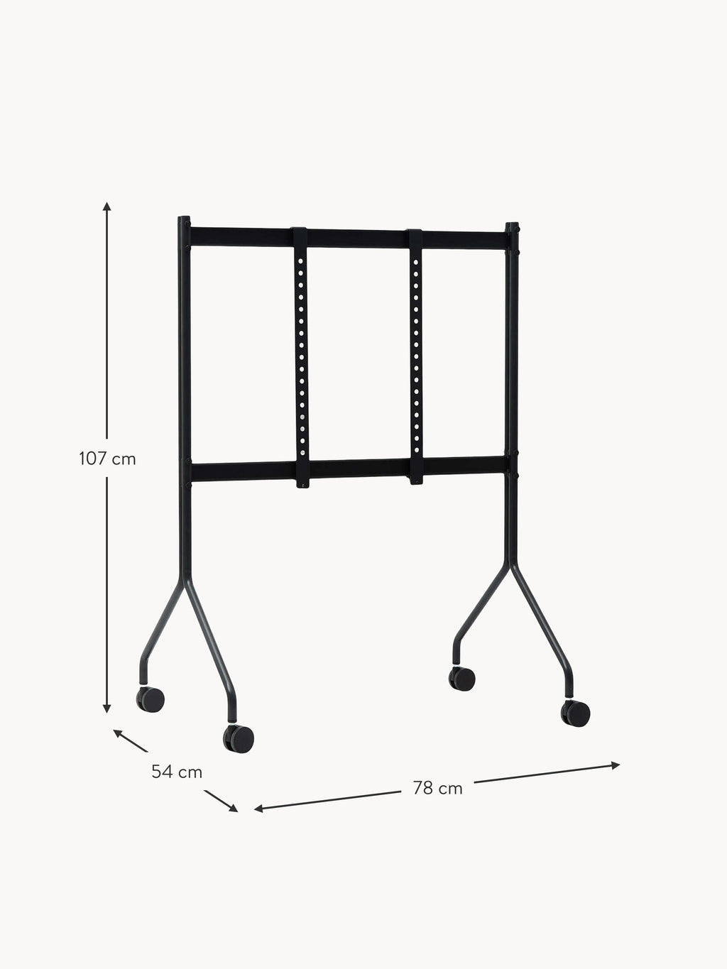 TV Stand Moon Rollin' with Wheels