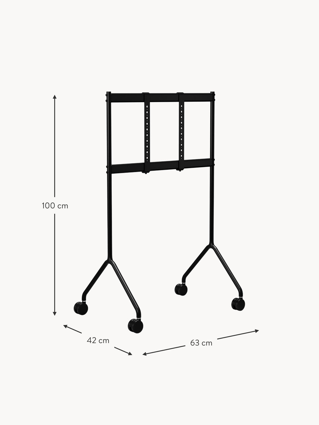 Light TV Stand Moon with Wheels