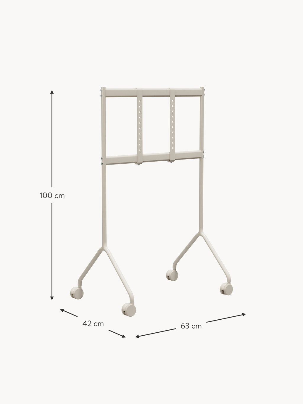 Light TV Stand Moon with Wheels