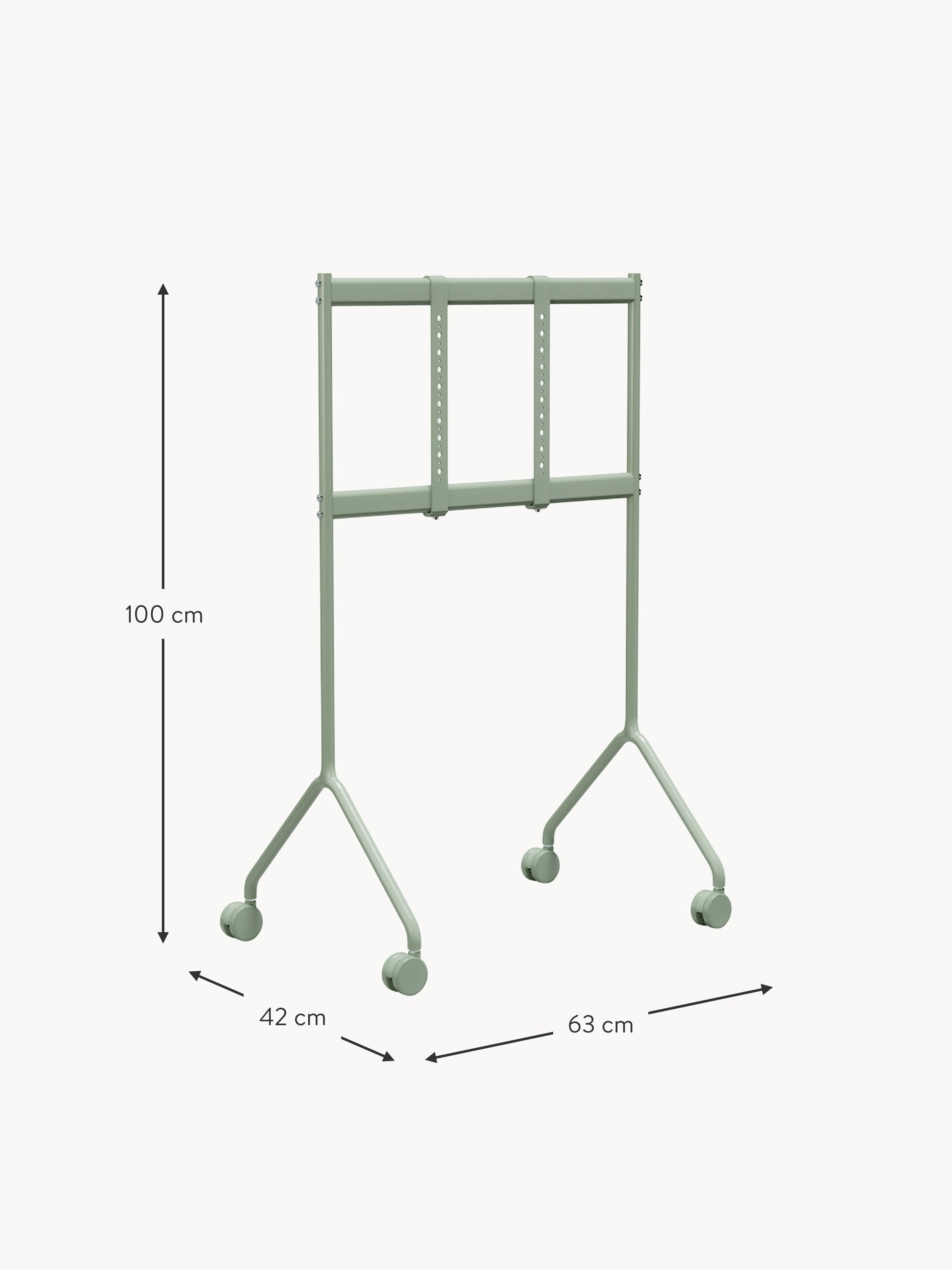 Light TV Stand Moon with Wheels