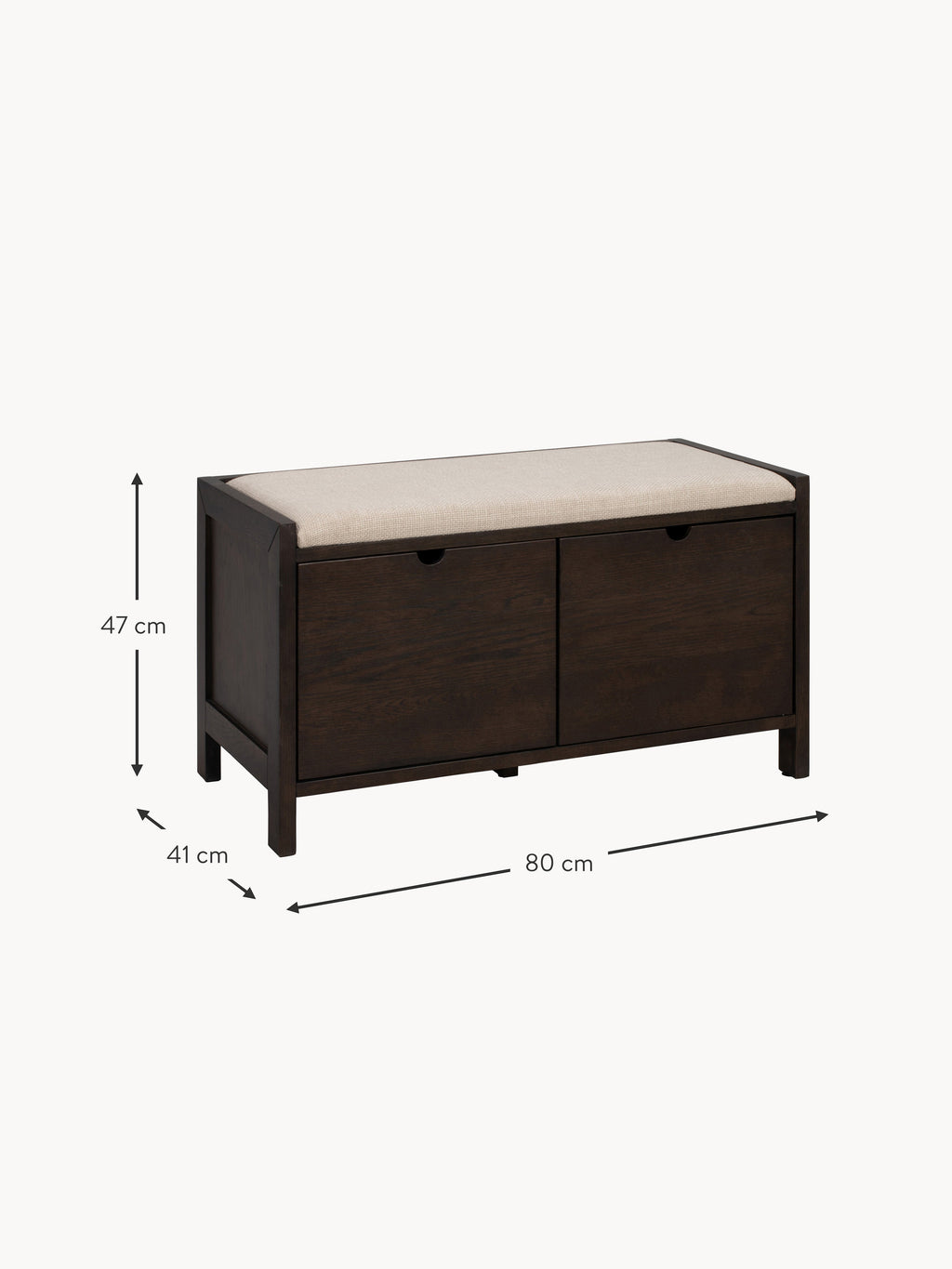 Hillmond Upholstered Wooden Storage Bench