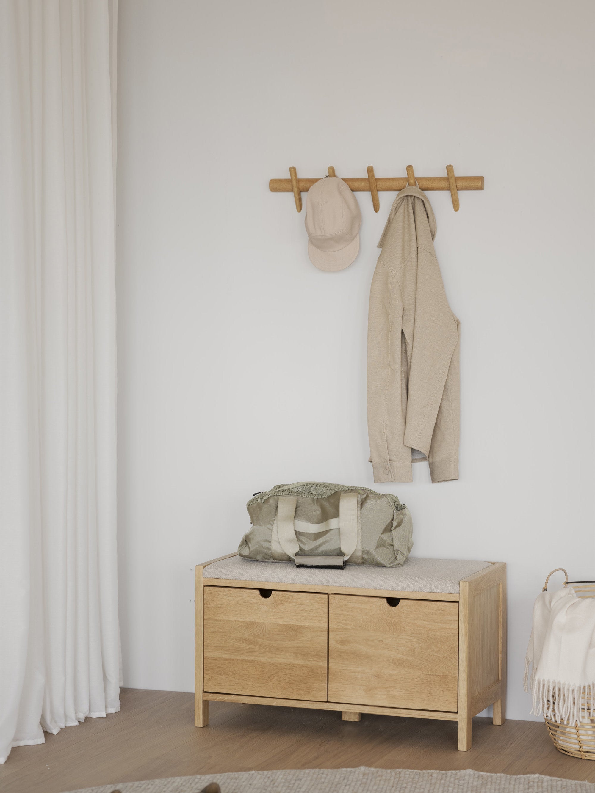 Hillmond Upholstered Wooden Storage Bench