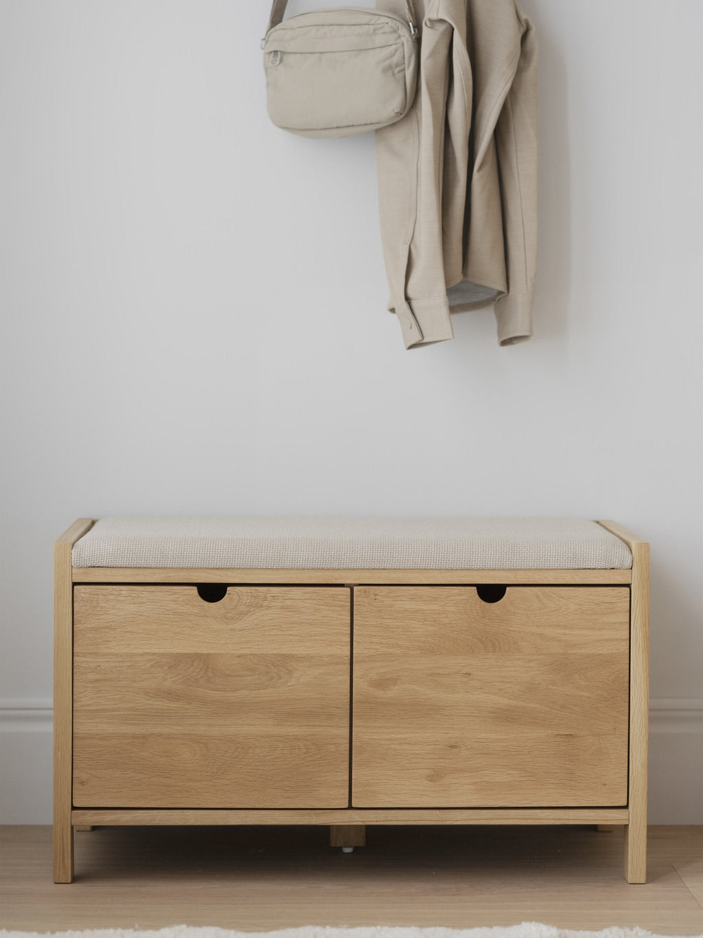 Hillmond Upholstered Wooden Storage Bench