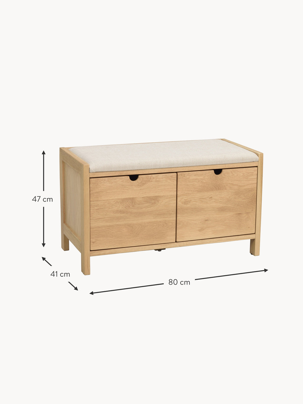 Hillmond Upholstered Wooden Storage Bench