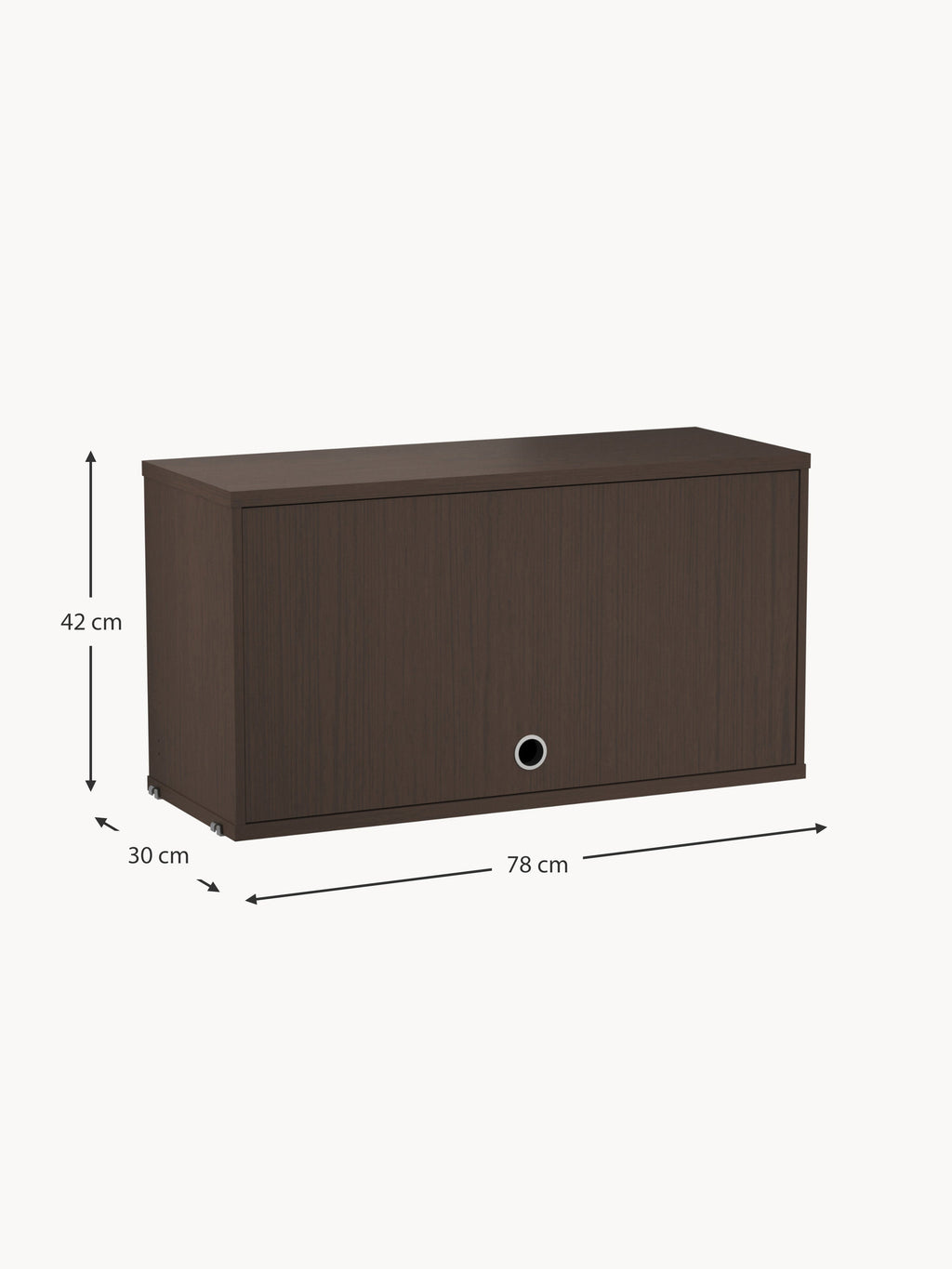 Cabinet String System with Flip Door, W 78 x D 30 cm