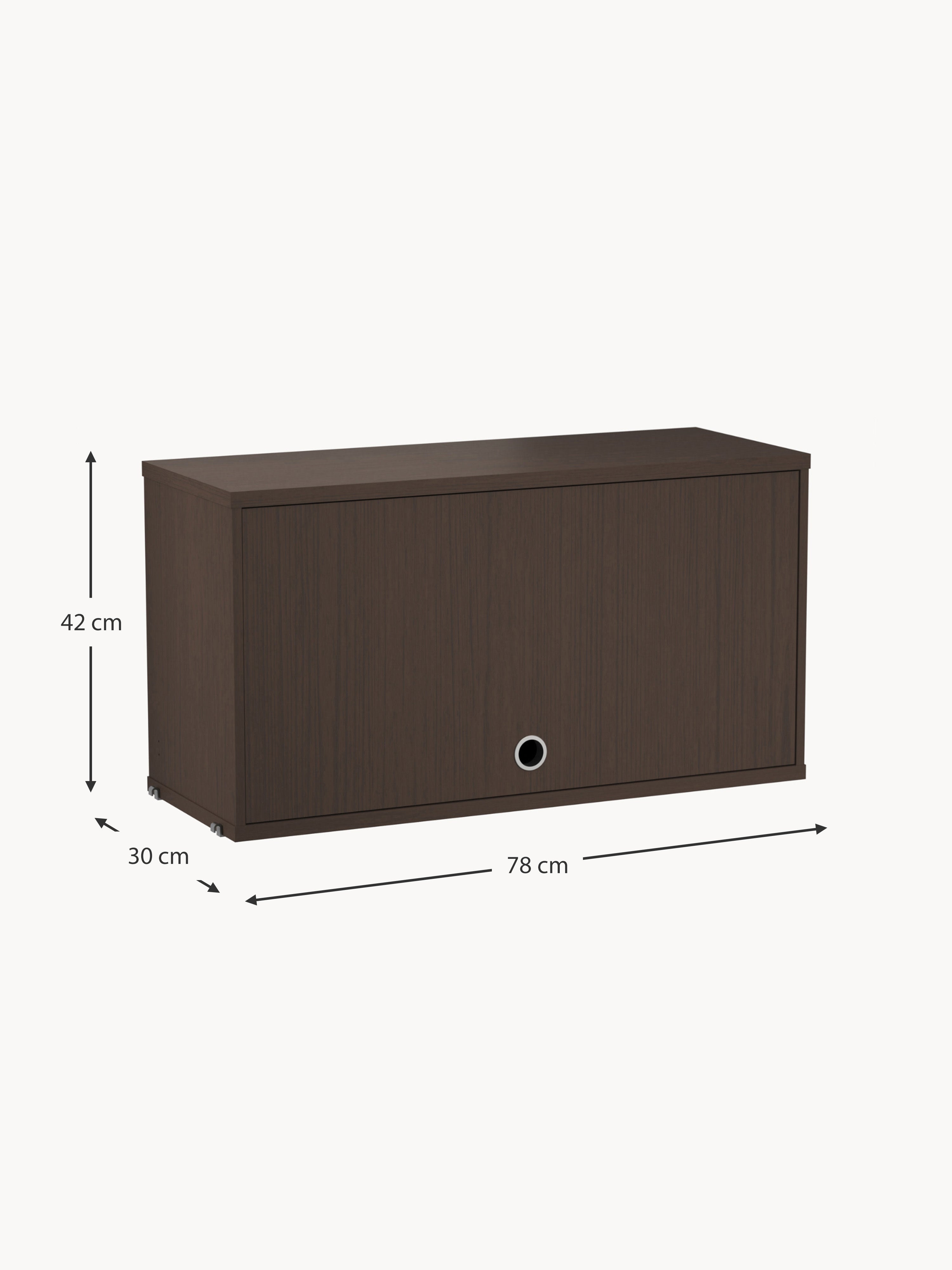 Cabinet String System with Flip Door, W 78 x D 30 cm