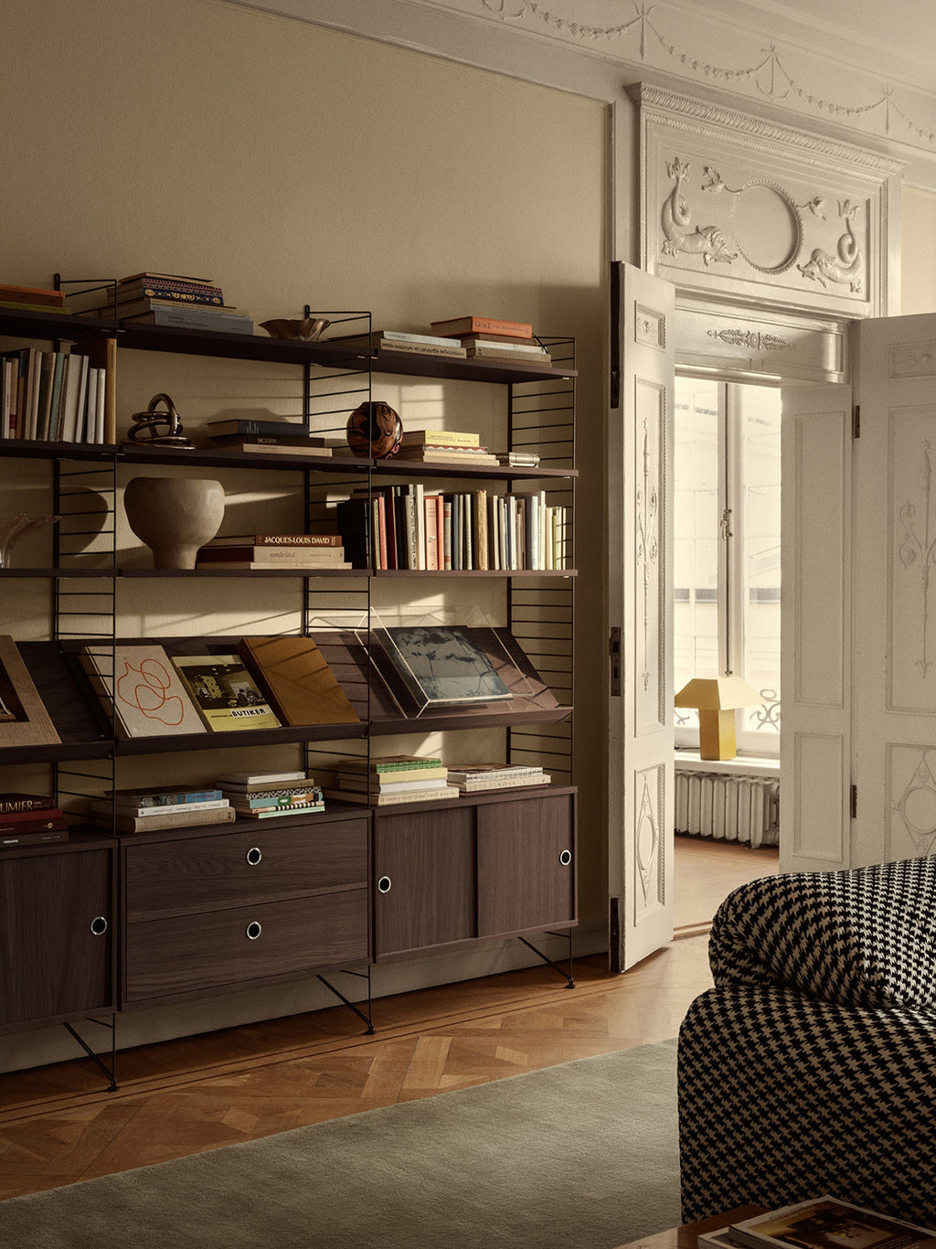 Cabinet String System with Sliding Doors, W 78 x D 30 cm