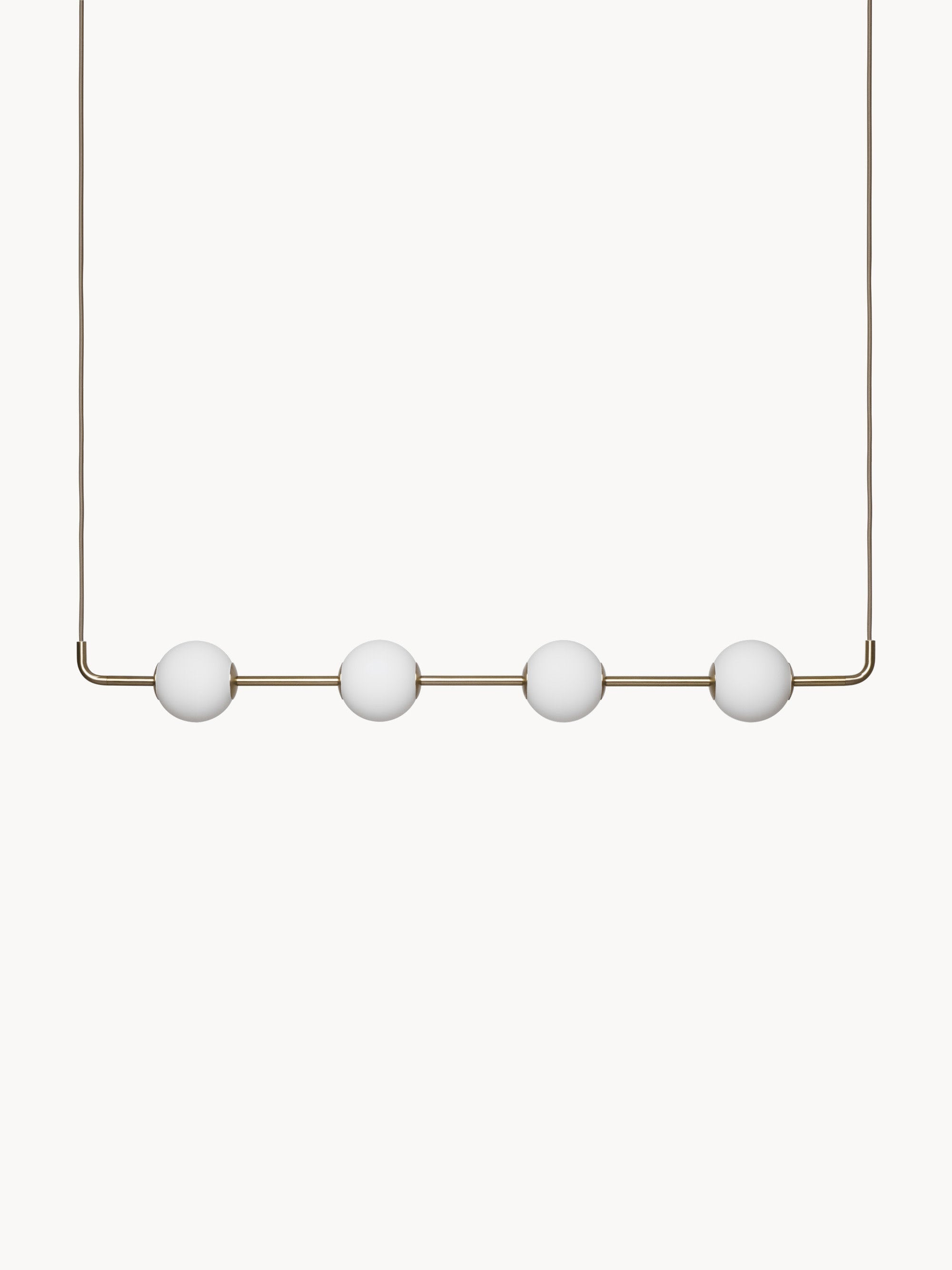 Gallery image 1 - Mouth-Blown LED Pendant Light Audrey Linear