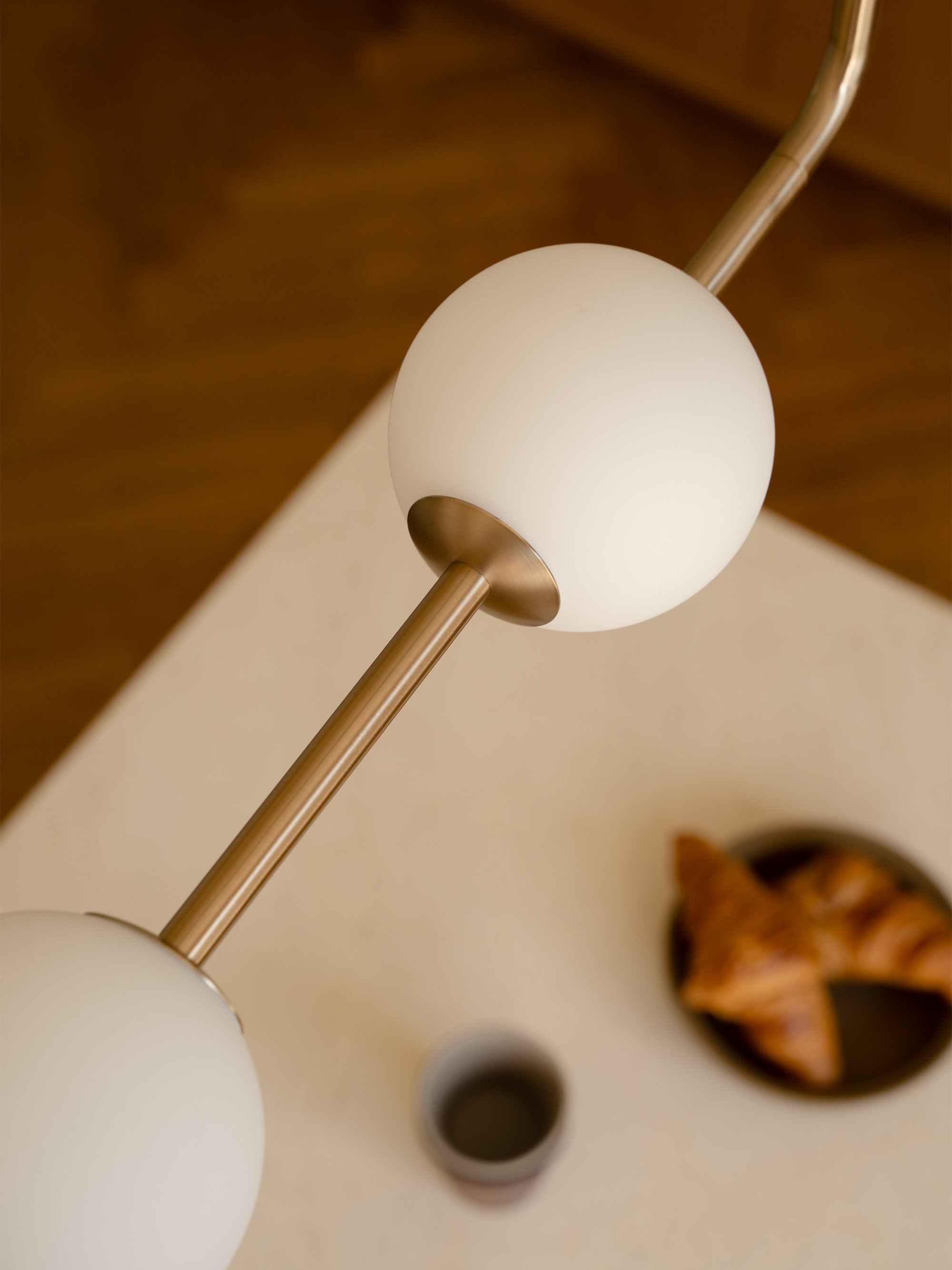 Linear Mouth-Blown LED Pendant Light Audrey
