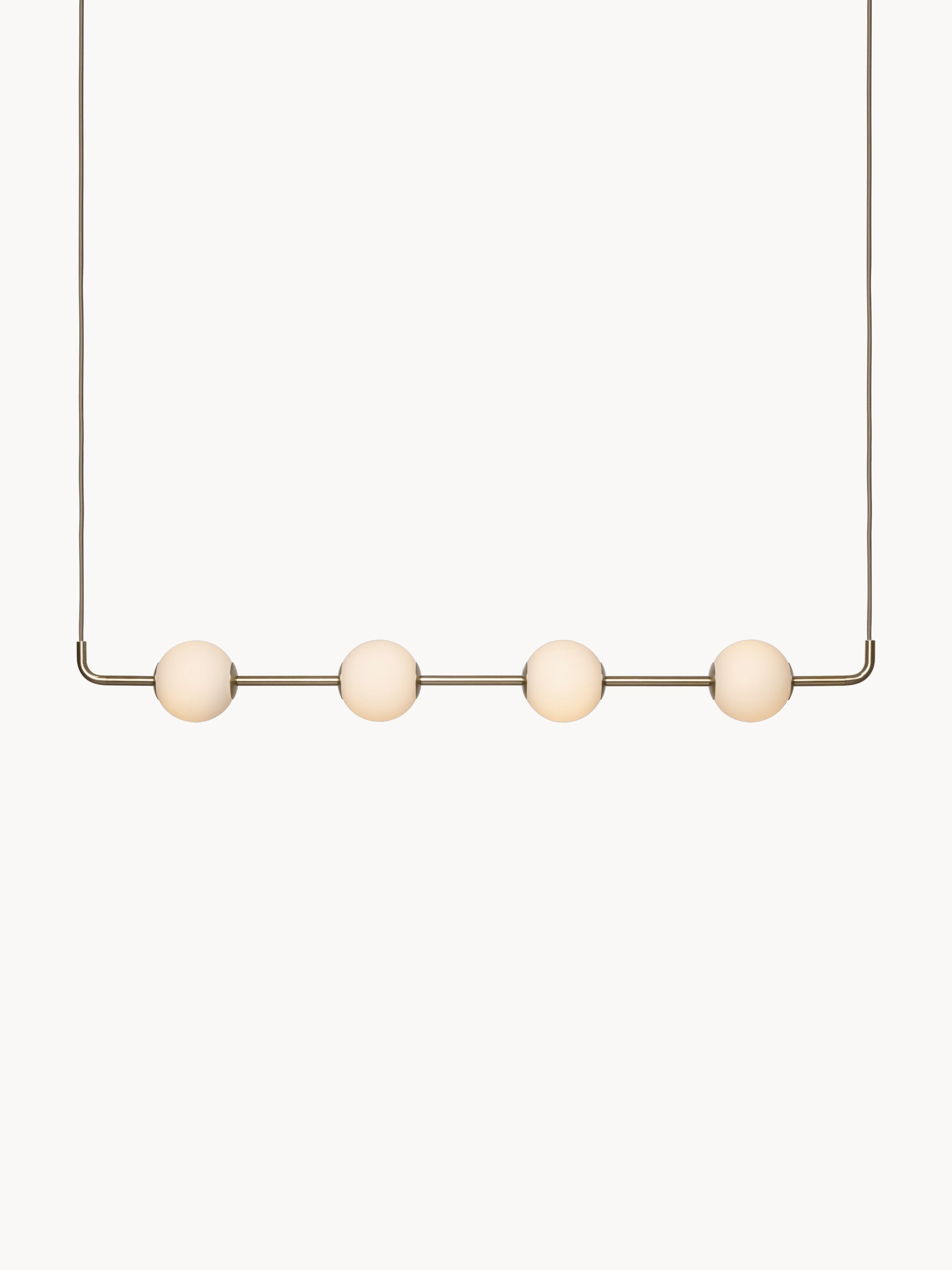 Linear Mouth-Blown LED Pendant Light Audrey