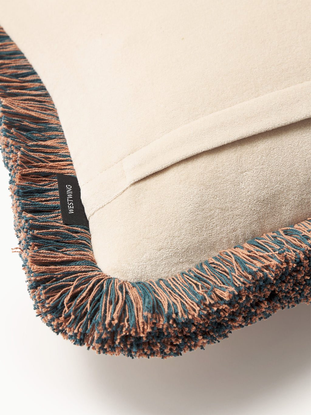 Triton Cushion Cover with Fringes