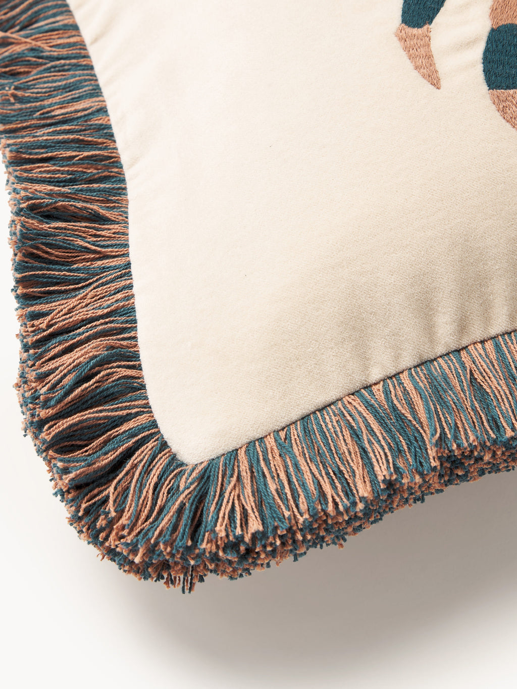 Triton Cushion Cover with Fringes