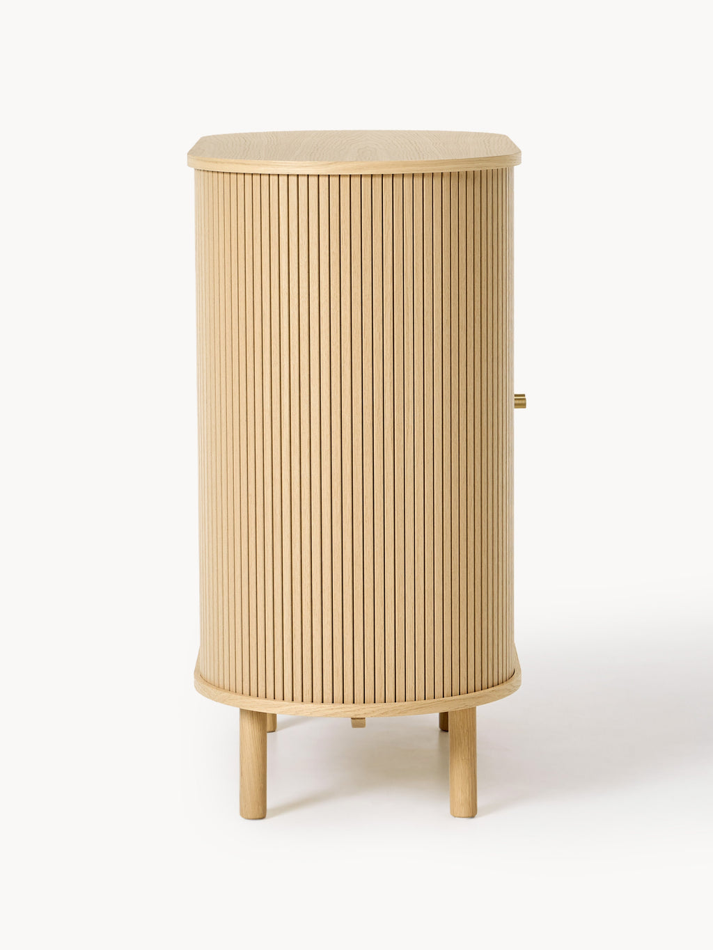 Calary Bar Cabinet with Fluted Front