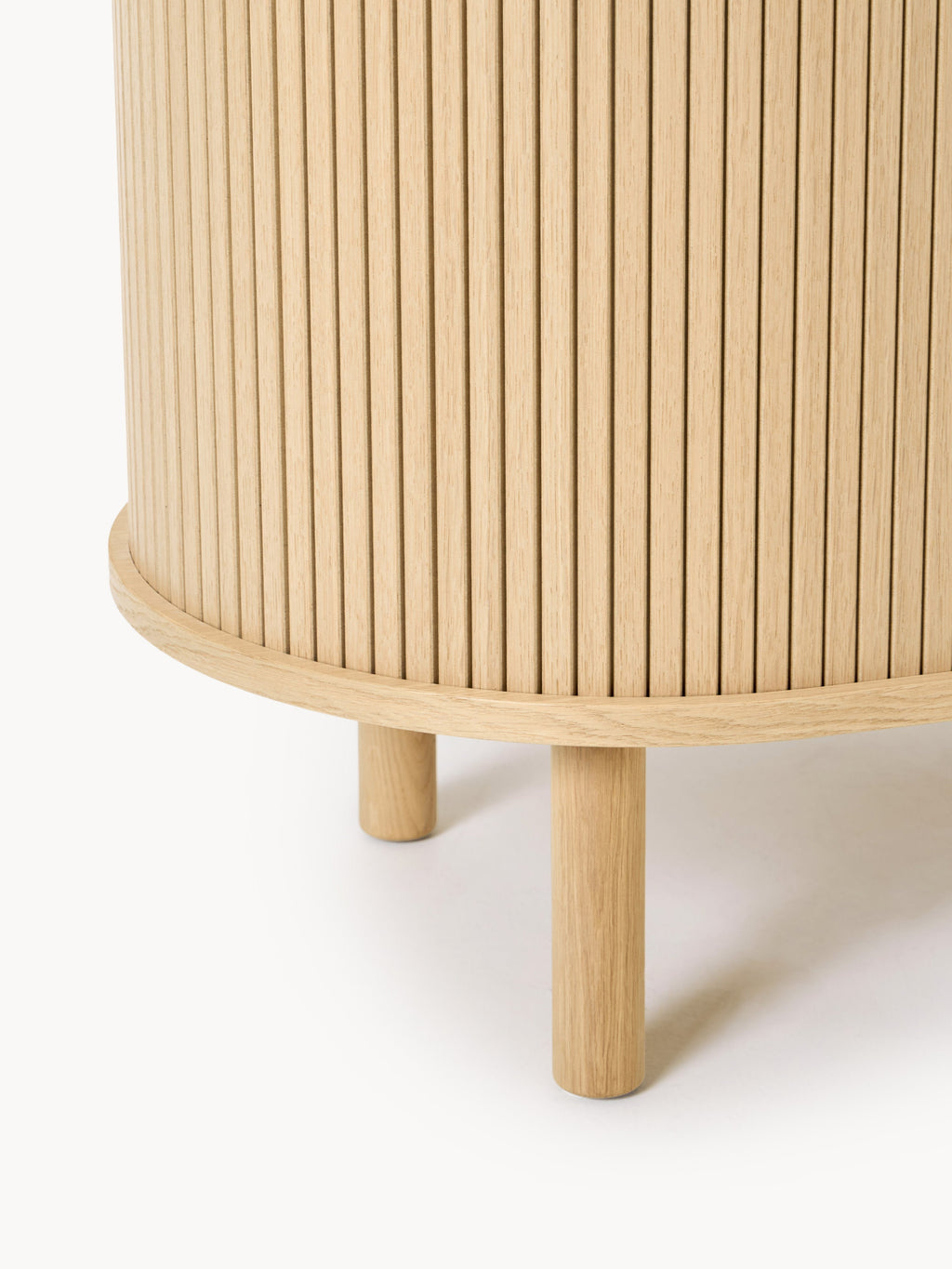 Calary Bar Cabinet with Fluted Front