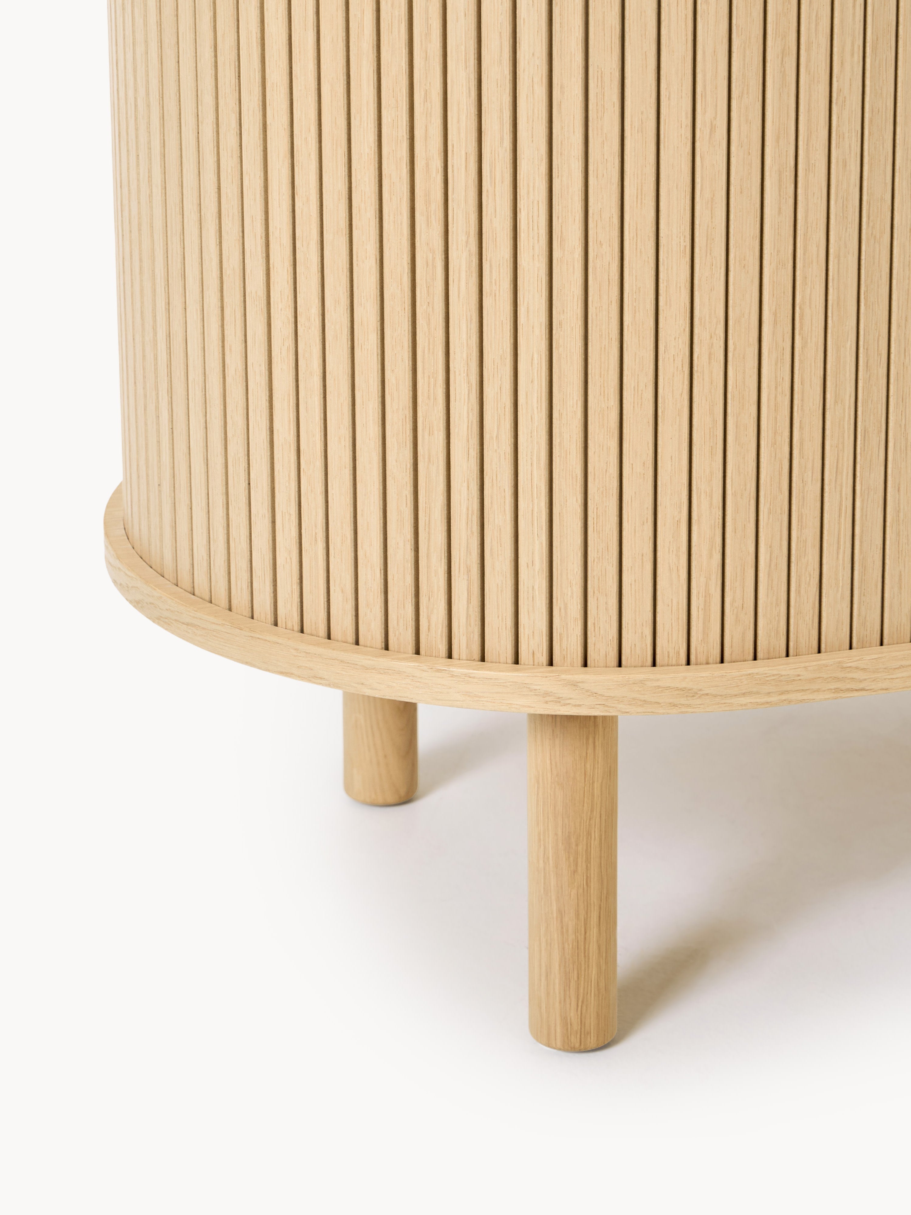 Calary Bar Cabinet with Fluted Front