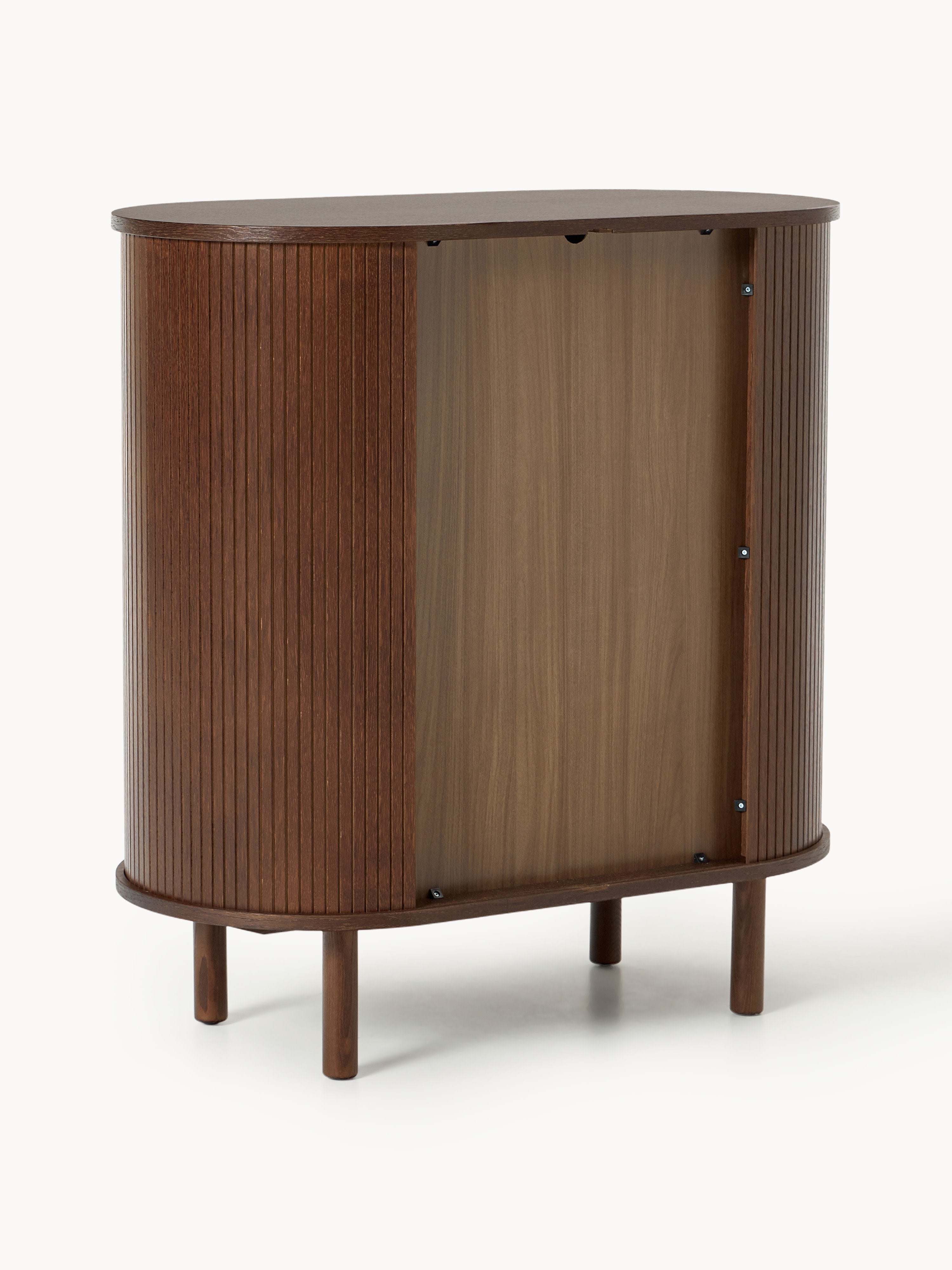 Calary Bar Cabinet with Fluted Front