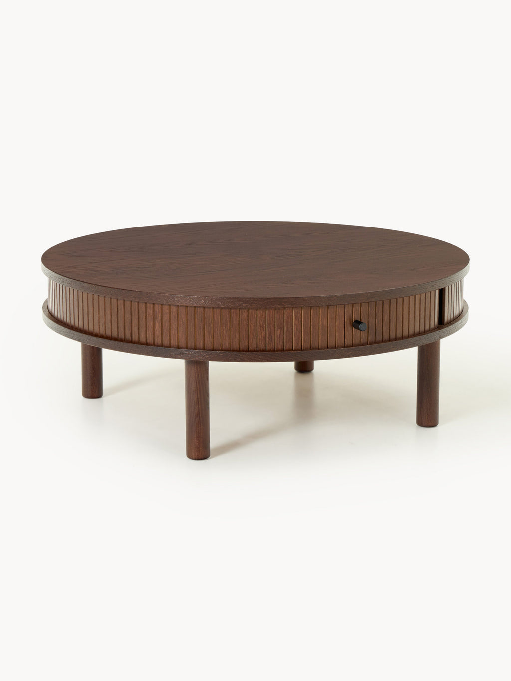 Gallery image 1 - Coffee Table Calary with Fluted Front, Ø 80 cm