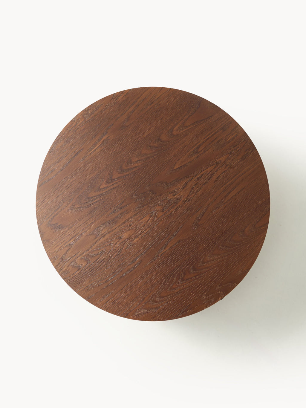 Calary Coffee Table with Fluted Front, Ø 80 cm